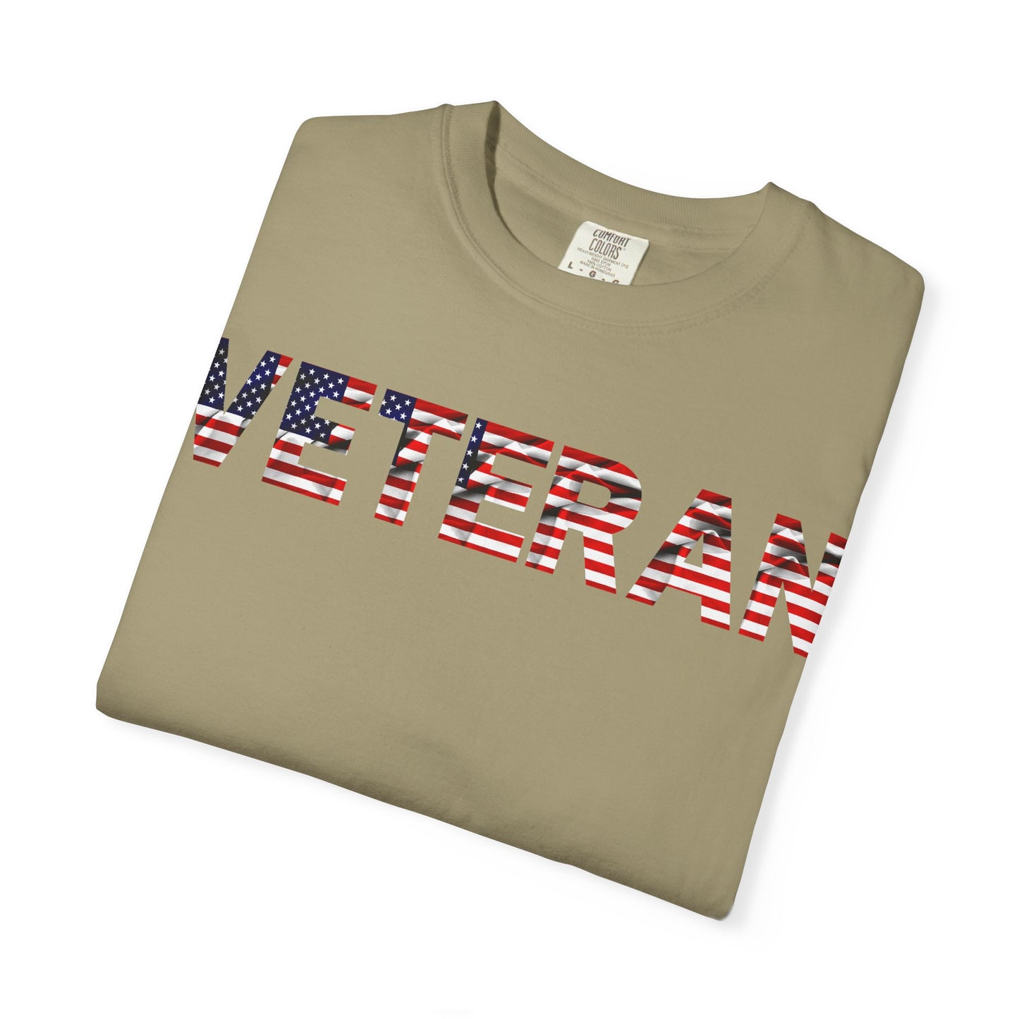 Veteran Pride Garment-Dyed T-Shirt for Unisex, Casual Wear, Memorial Day, Veteran's Day, Patriotic Apparel, Gift for Veterans