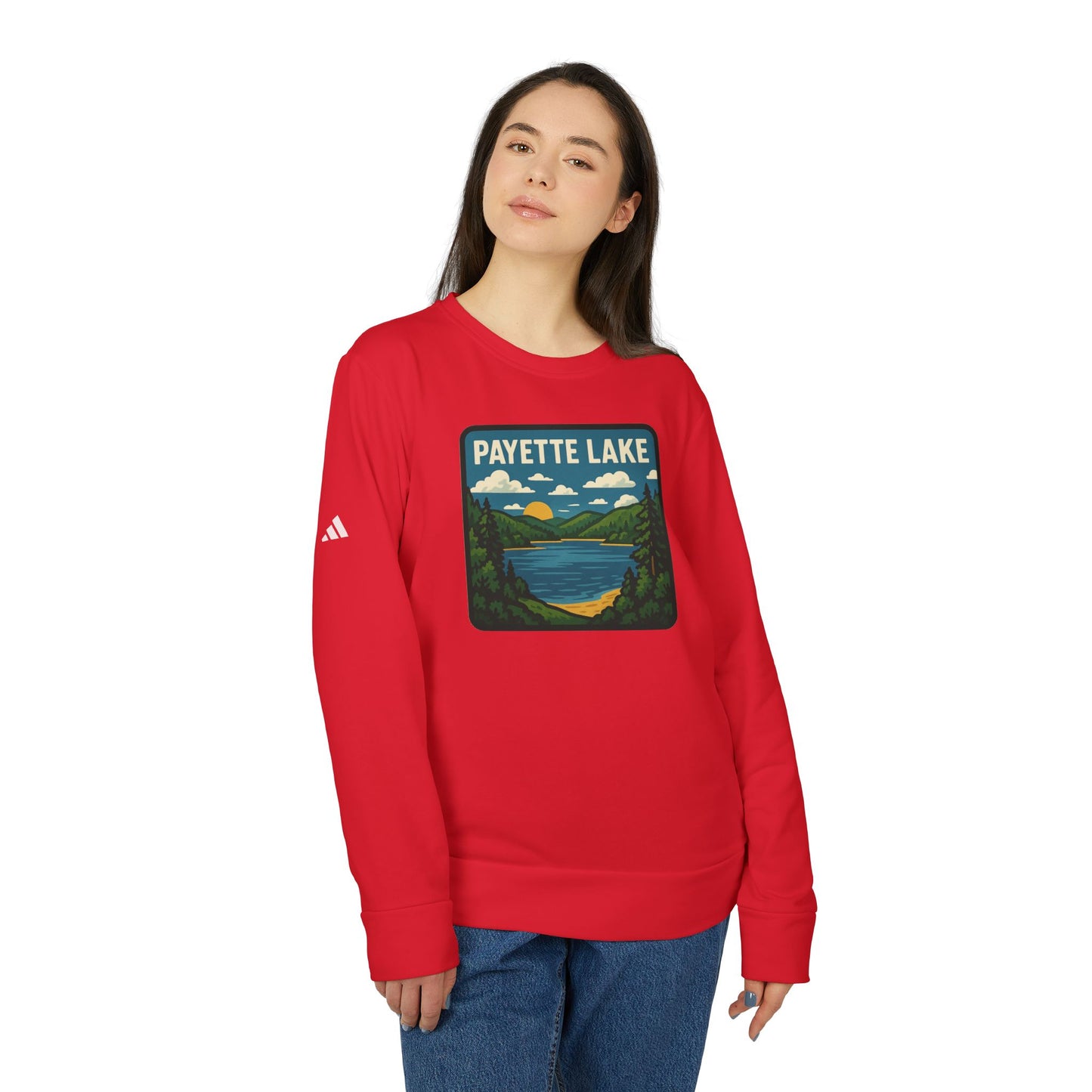 Payette Lake Adidas Unisex Fleece Crewneck Sweatshirt