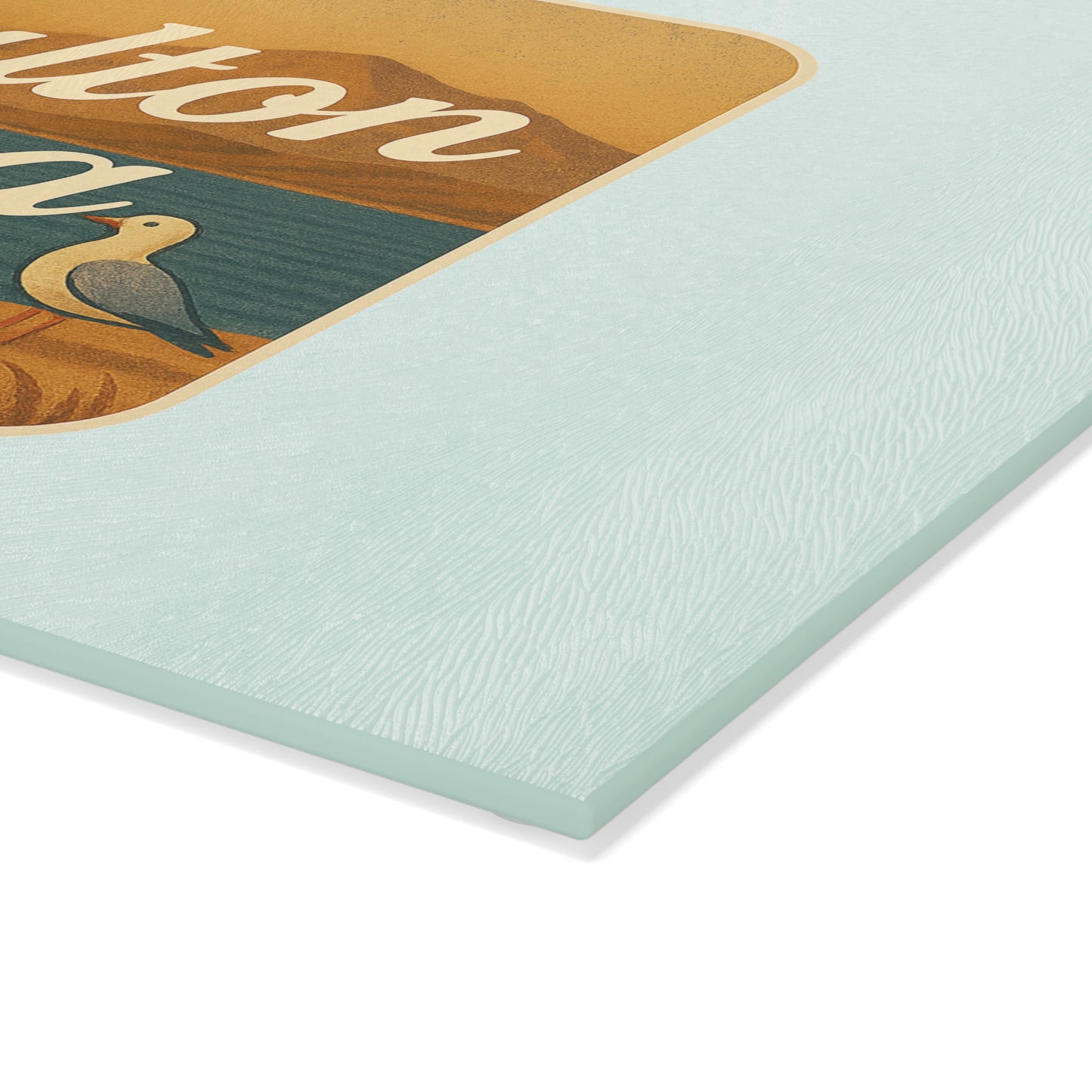 Salton Sea Glass Cutting Board