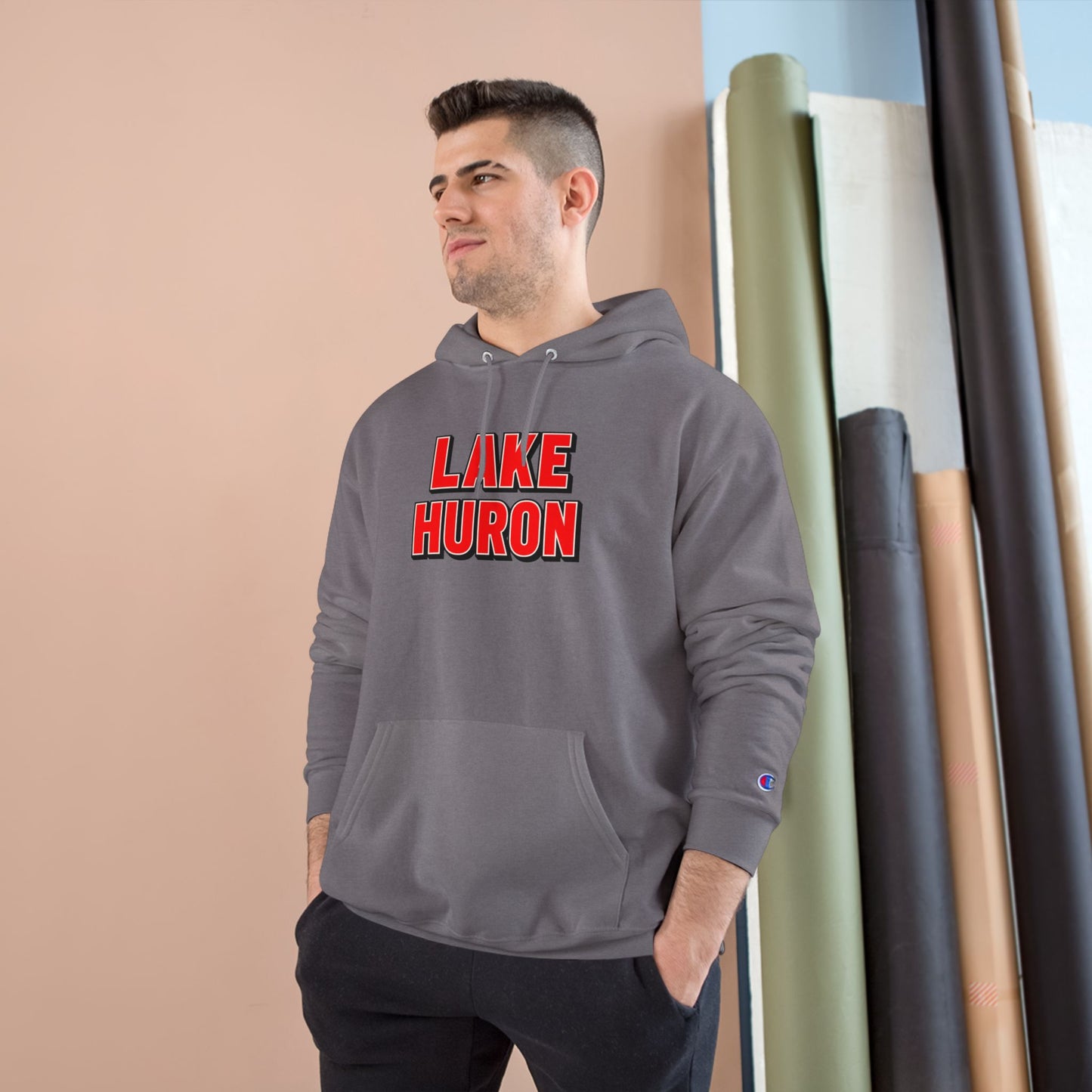 Lake Huron Cozy Hoodie, Perfect for Outdoor Adventures, Lake Days, Gifts for Nature Lovers, Comfortable Sweatshirt