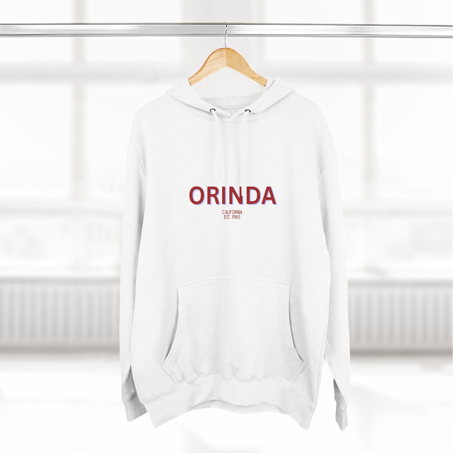 Orinda Fleece Hoodie, Casual Sweatshirt, Cozy Layering Piece, Perfect Gift for All Occasions, Stylish Streetwear