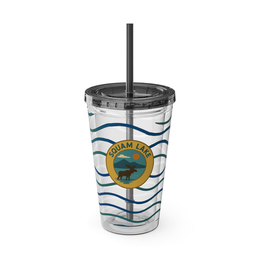 Sunsplash Tumbler, 16oz Clear Drink Cup for Outdoor Adventures, Customizable Travel Mug, Perfect for Summer Fun, Eco-Friendly Beverage [...]
