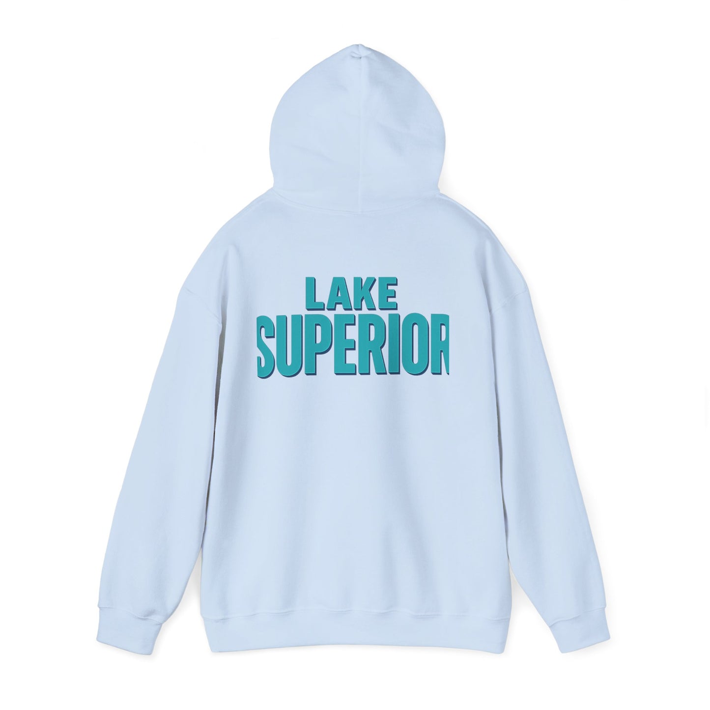 Lake Superior Hoodie, Cozy Casual Wear, Unisex Sweatshirt, Lake Lover Gift, Outdoor Adventure Apparel, Summer Retreat Fashion