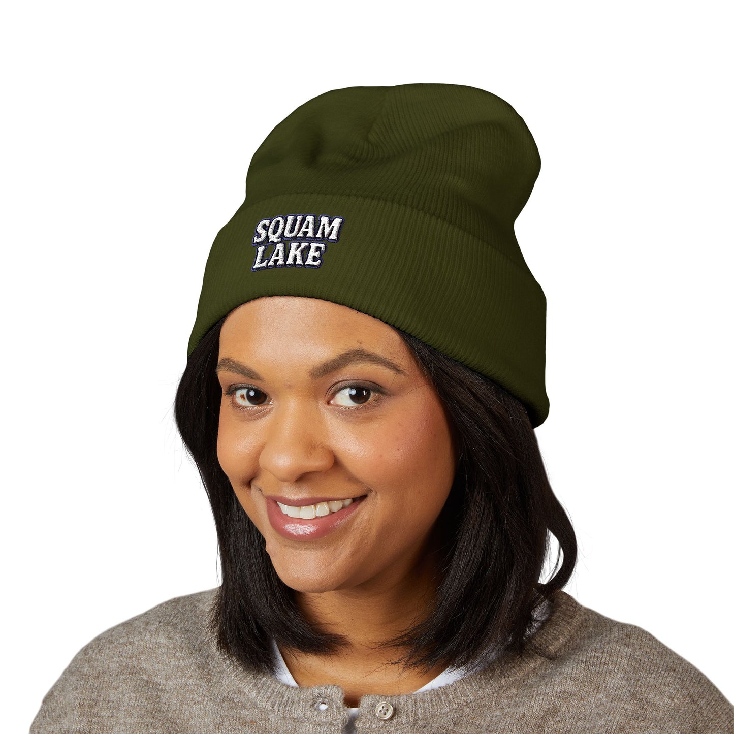 Squam Lake Classic Cuffed Beanie (Embroidery)
