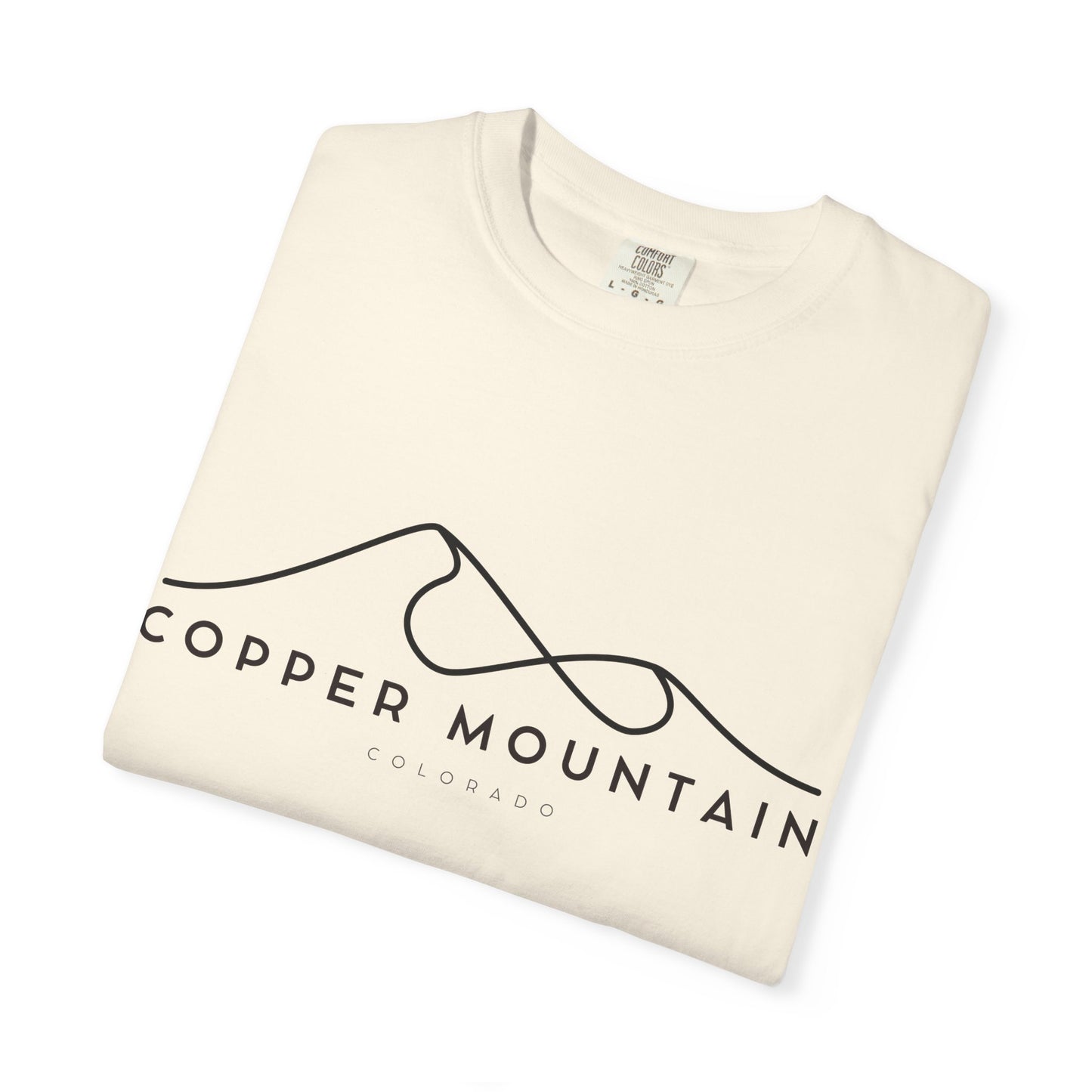Copper Mountain Chill Vibes Tee - Unisex Garment-Dyed T-shirt for Autumn Lovers, Casual Wear, Gifts for Him/Her