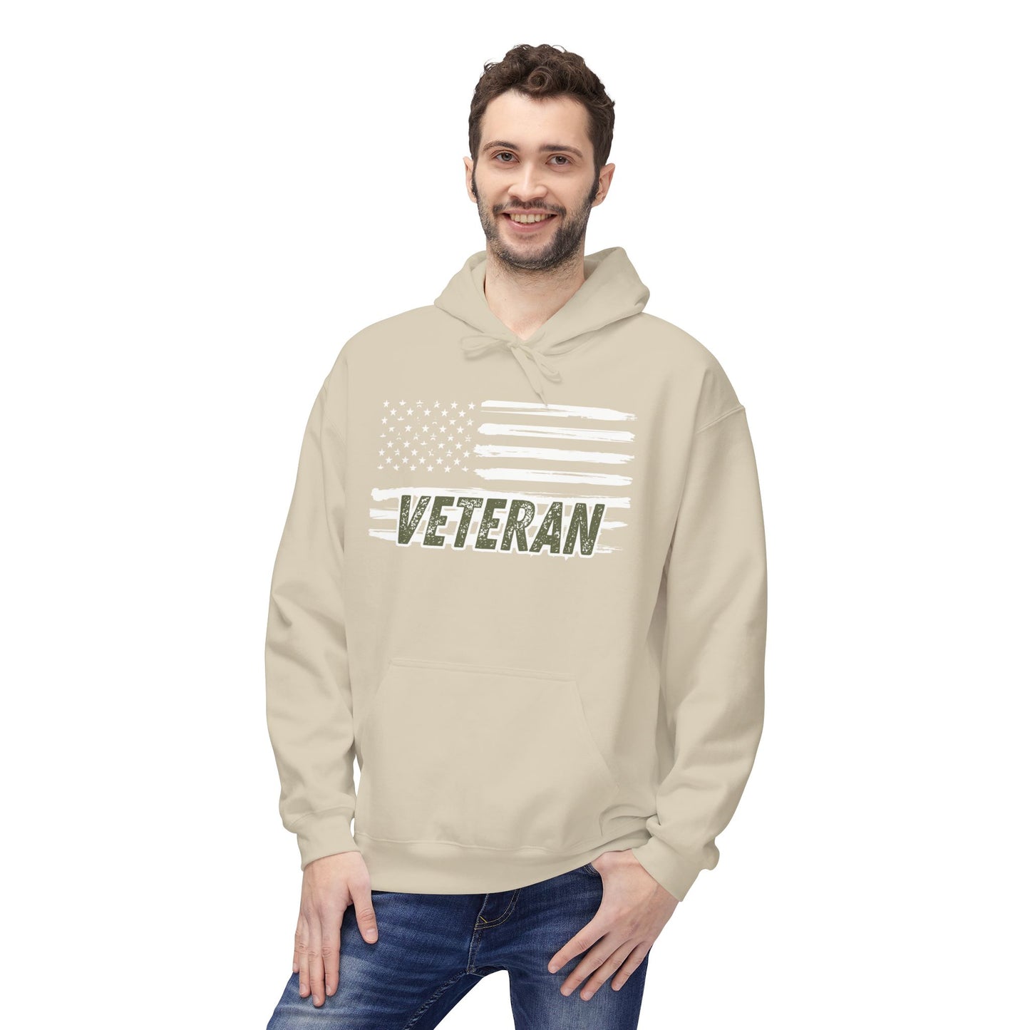 Veteran American Flag Fleece Hoodie | Unisex Military Apparel | Perfect for Veterans Day, Memorial Day, Patriotic Gifts, Casual Wear, [...]