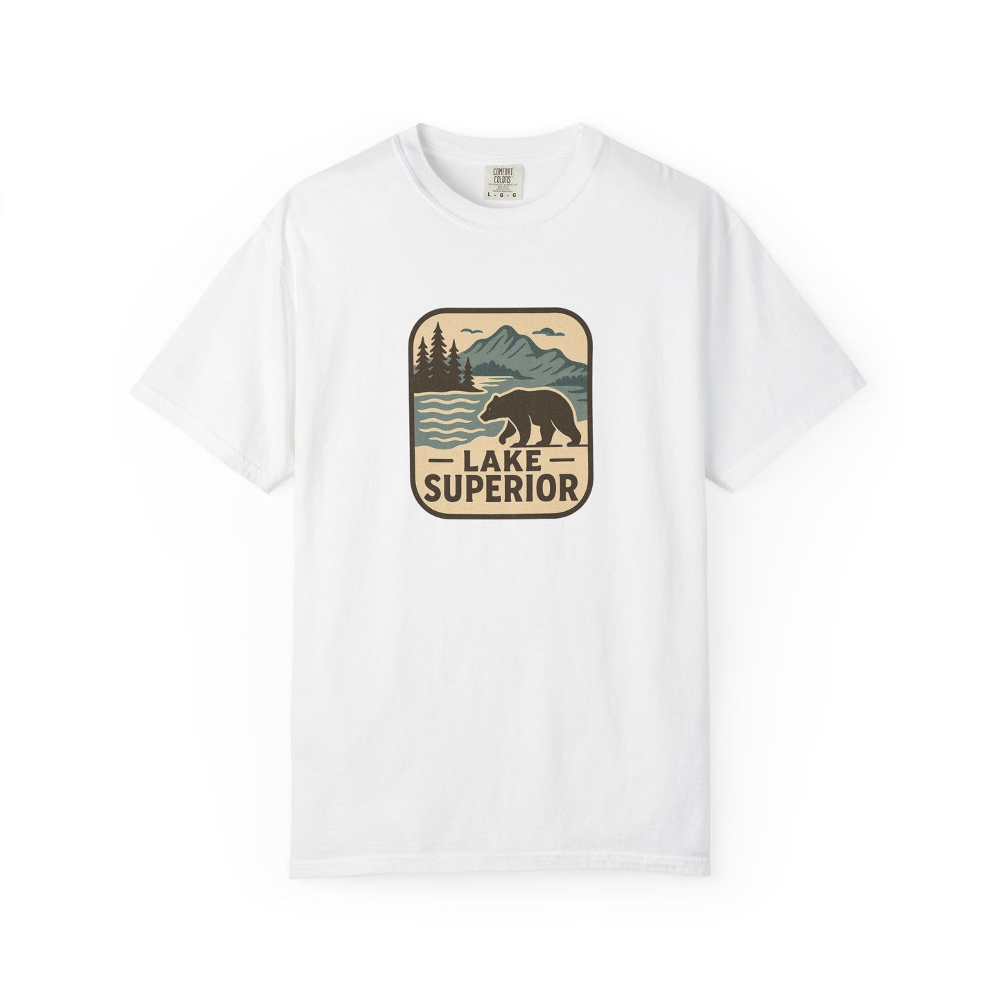 Lake Superior Unisex T-Shirt, Casual Graphic Tee, Nature Lover Gift, Outdoor Adventure Shirt, Vacation Souvenir, Summer Wear