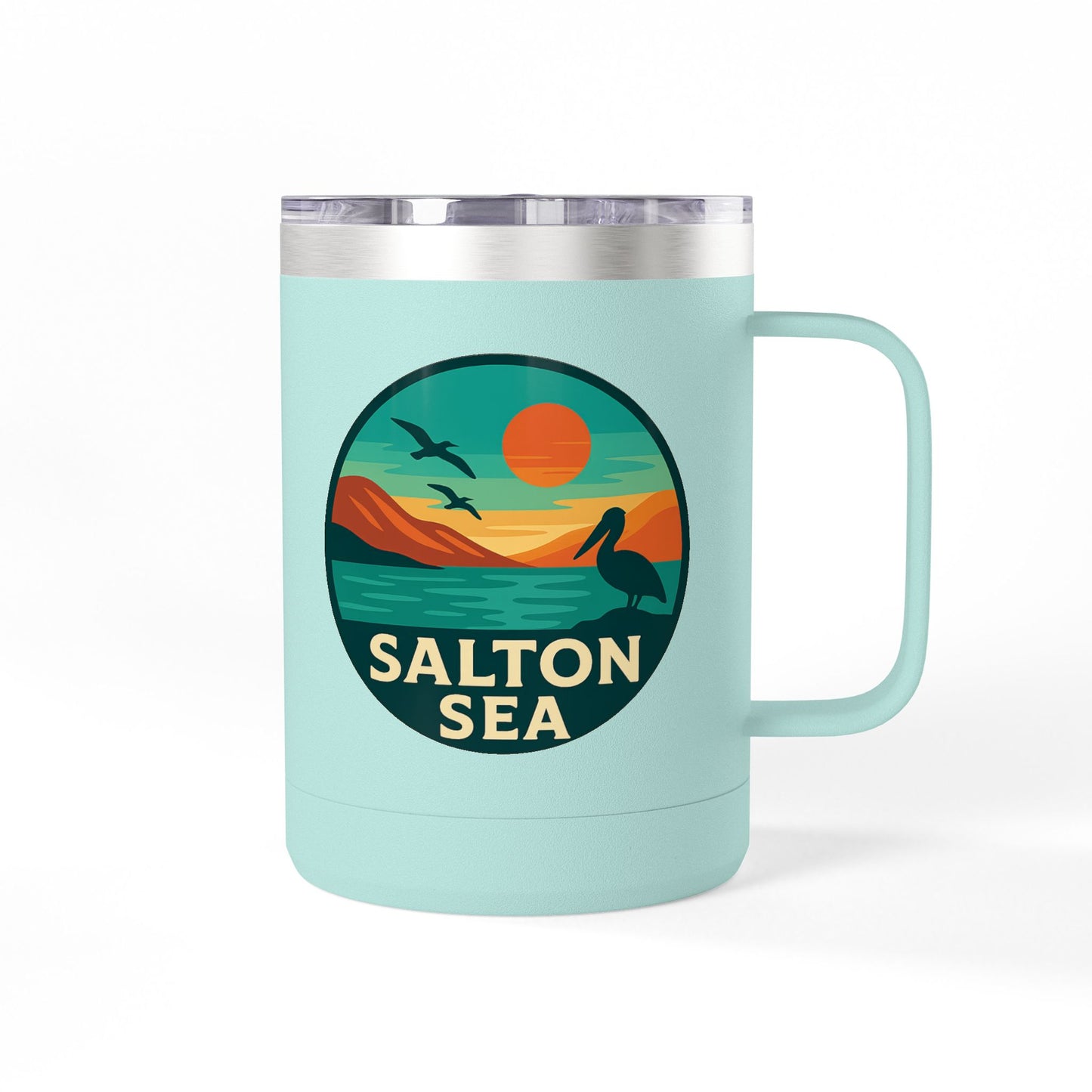 Salton Sea Coffee Mug Tumbler, 15oz