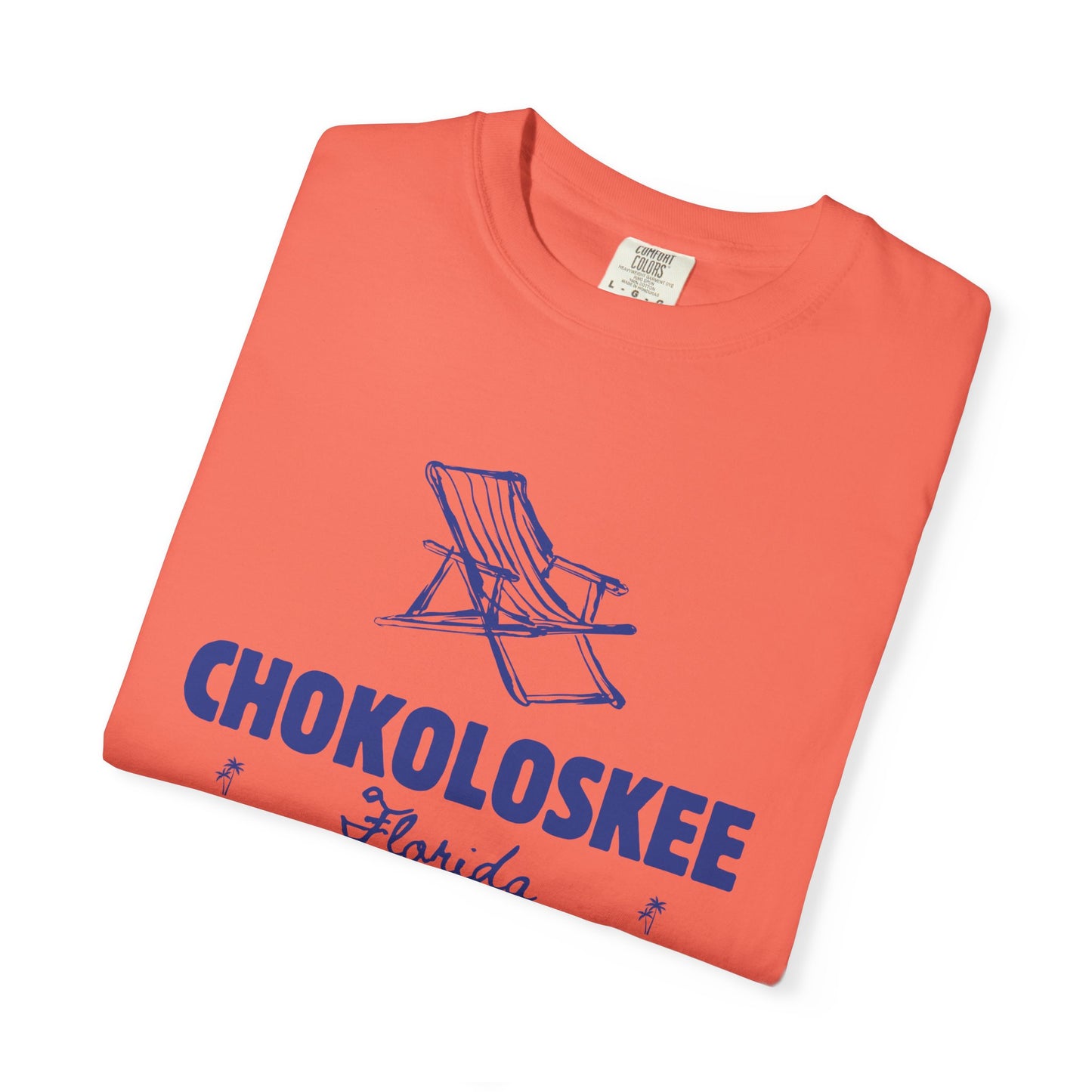 Chokoloskee - Unisex Garment-Dyed T-shirt, Casual Outfit, Gift for Nature Lovers, Vacation Essentials
