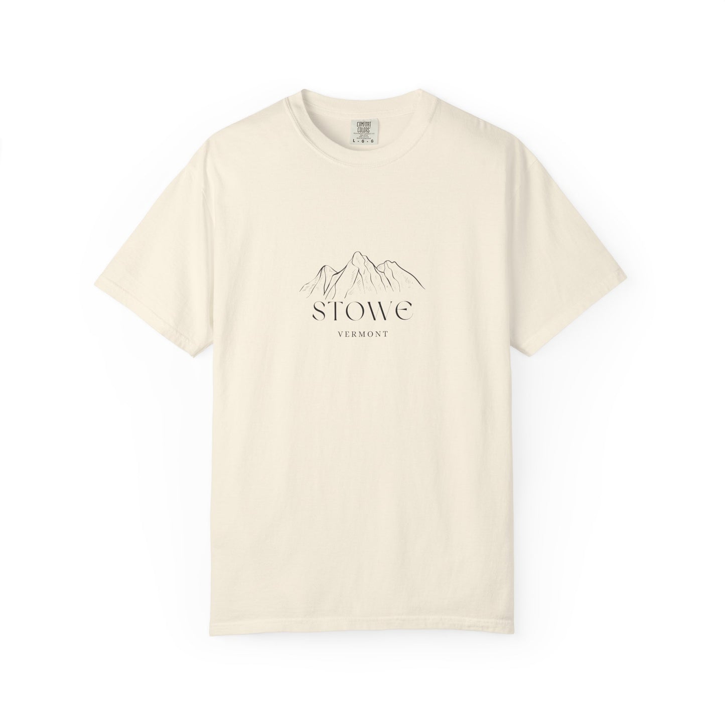 Stowe - Unisex Garment-Dyed T-shirt, Casual Outfit, Gift for Nature Lovers, Vacation Essentials