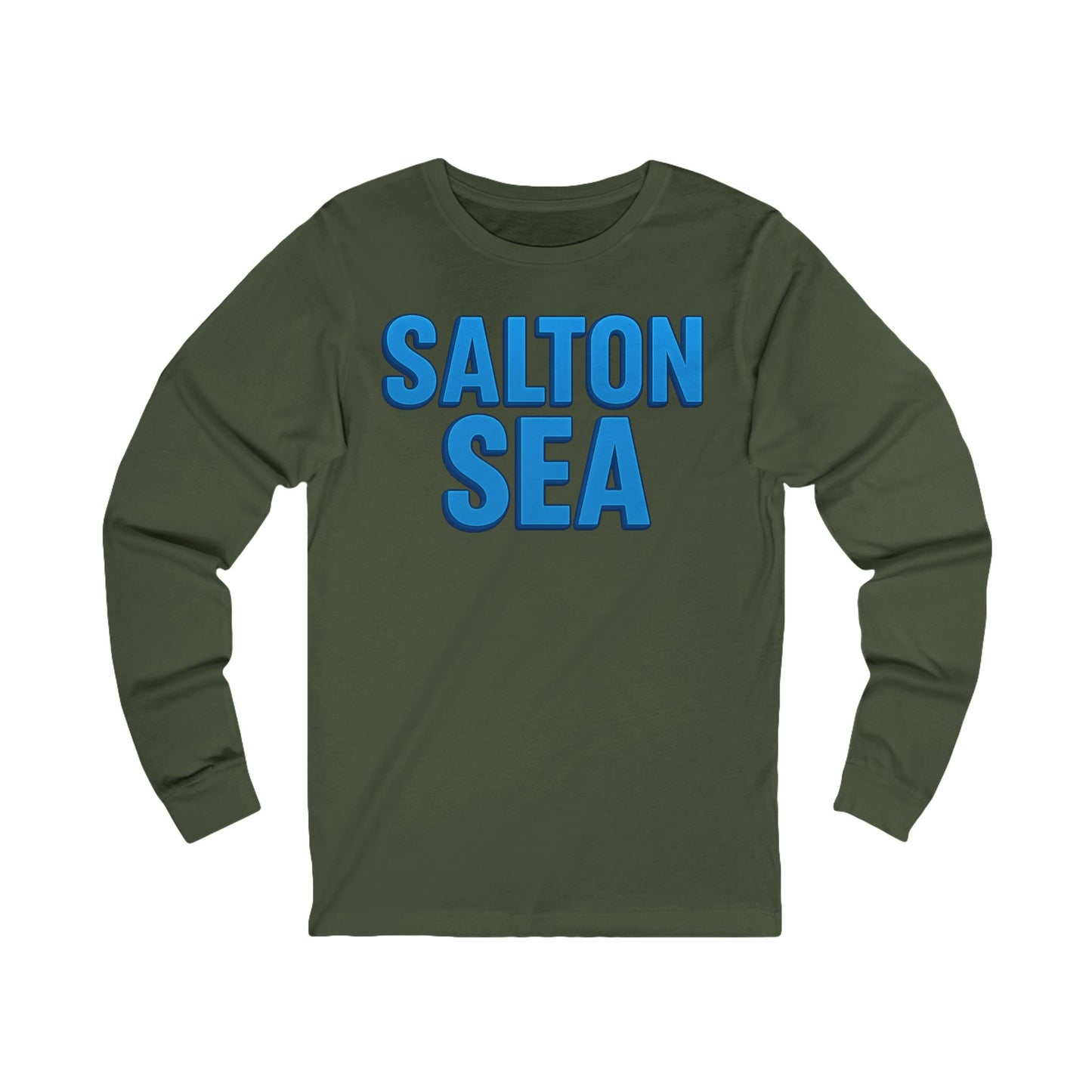 Salton Sea Long Sleeve Tee, Cozy Unisex Shirt for Outdoor Lovers, Perfect for Lake Days, Casual Wear, Gift Idea