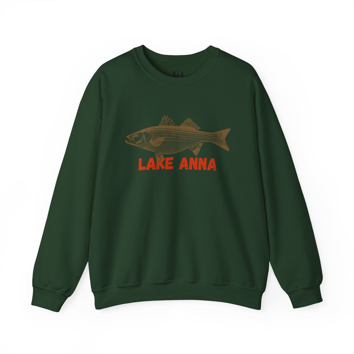 Lake Anna Fishing Sweatshirt, Unisex Crewneck, Casual Wear, Gift for Fishermen, Outdoor Apparel, Lake House Cozy
