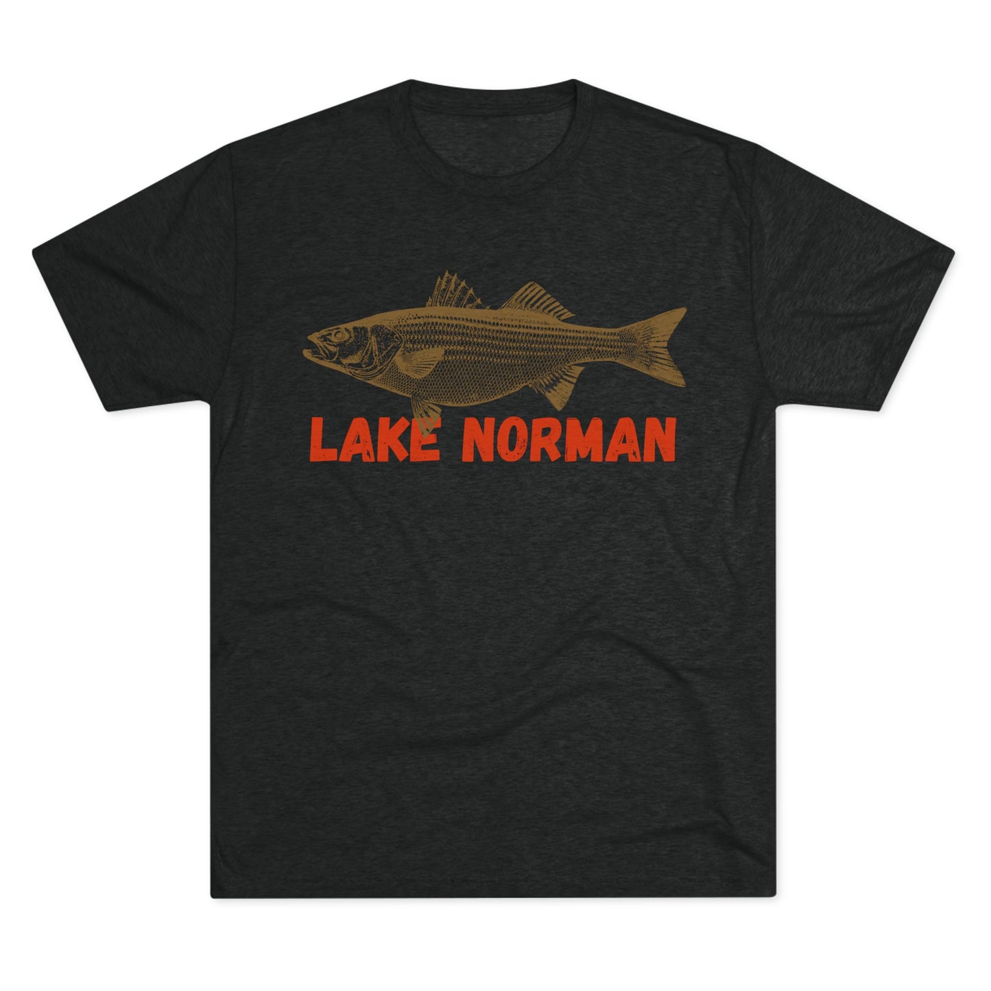 Lake Norman Fishing Tee, Unisex Crew Neck Shirt, Summer Lake Apparel, Gift for Fishermen, Outdoor Adventure T-Shirt, Lake House Style