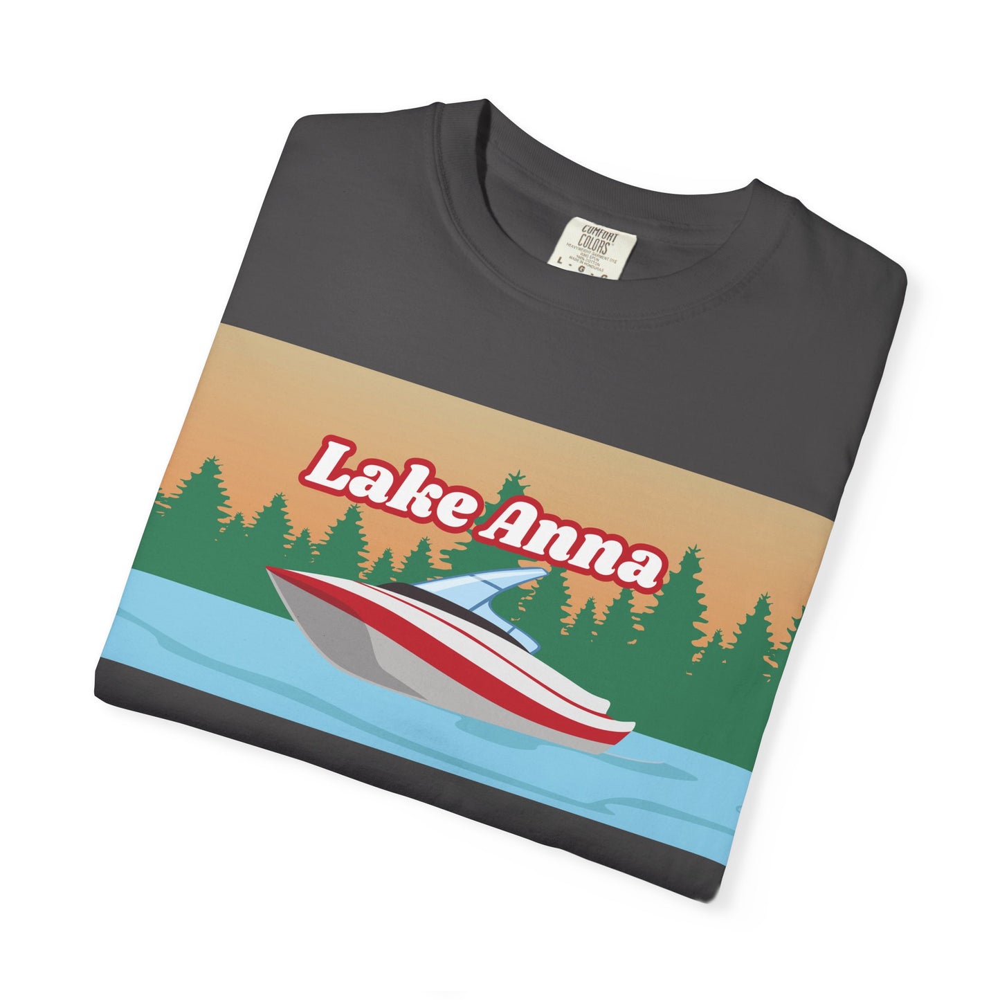 Lake Anna Relaxed Unisex T-Shirt, Summer Vibes Tee, Outdoor Adventure Shirt, Lake Life Apparel, Gift for Nature Lovers, Vacation Wear