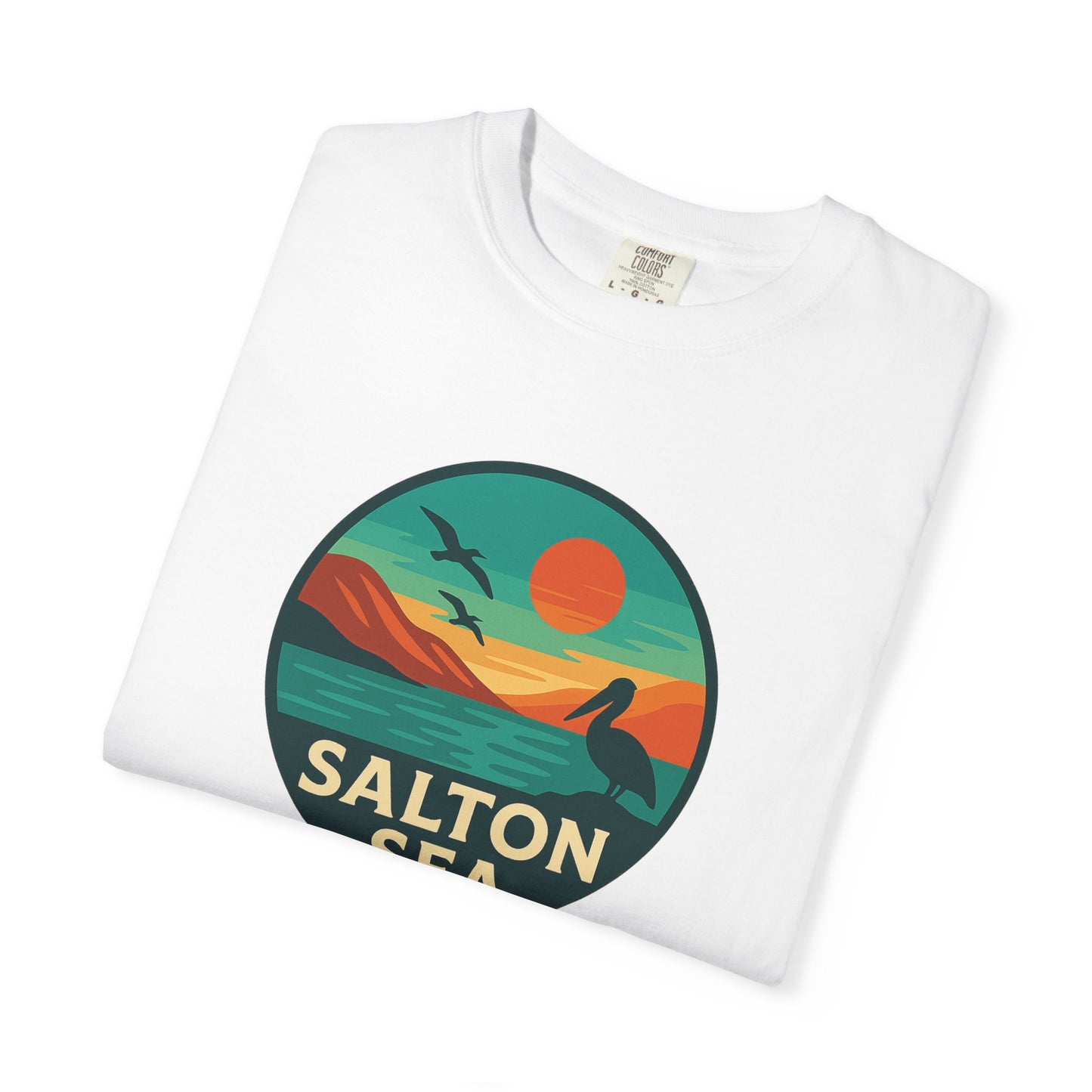 Salton Sea Unisex T-Shirt, Casual Graphic Tee, Nature Lover Gift, Outdoor Adventure Shirt, Vacation Souvenir, Summer Wear