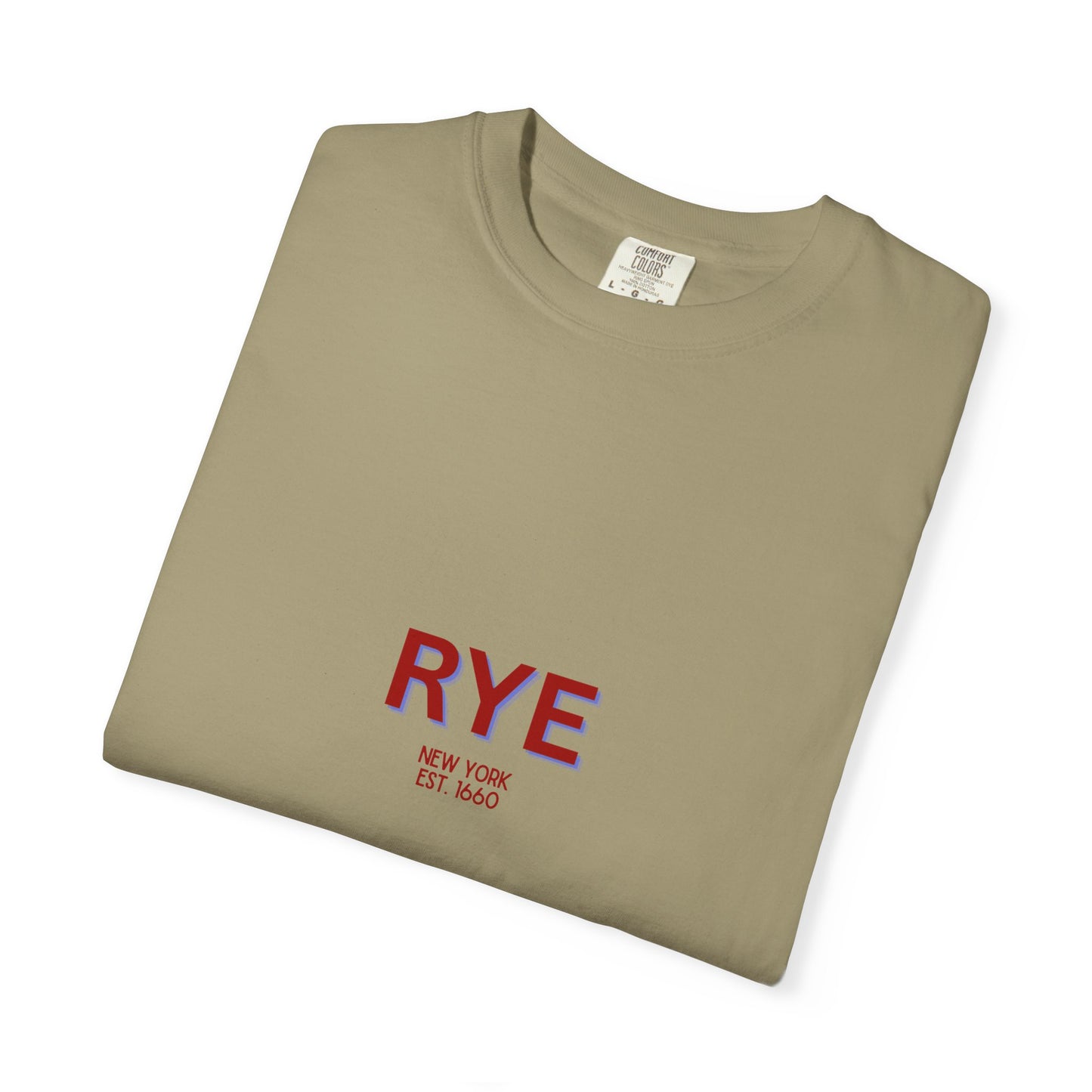 Rye Garment-Dyed Unisex T-Shirt, Casual Tee, Vintage Style Shirt, Everyday Wear, Birthday Gift, Unique Apparel