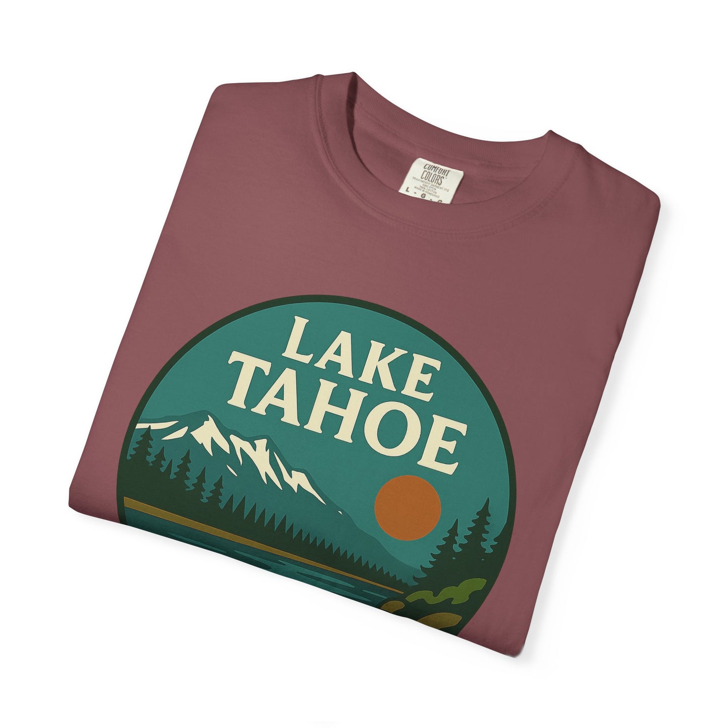 Lake Tahoe Unisex T-Shirt, Casual Graphic Tee, Nature Lover Gift, Outdoor Adventure Shirt, Vacation Souvenir, Summer Wear