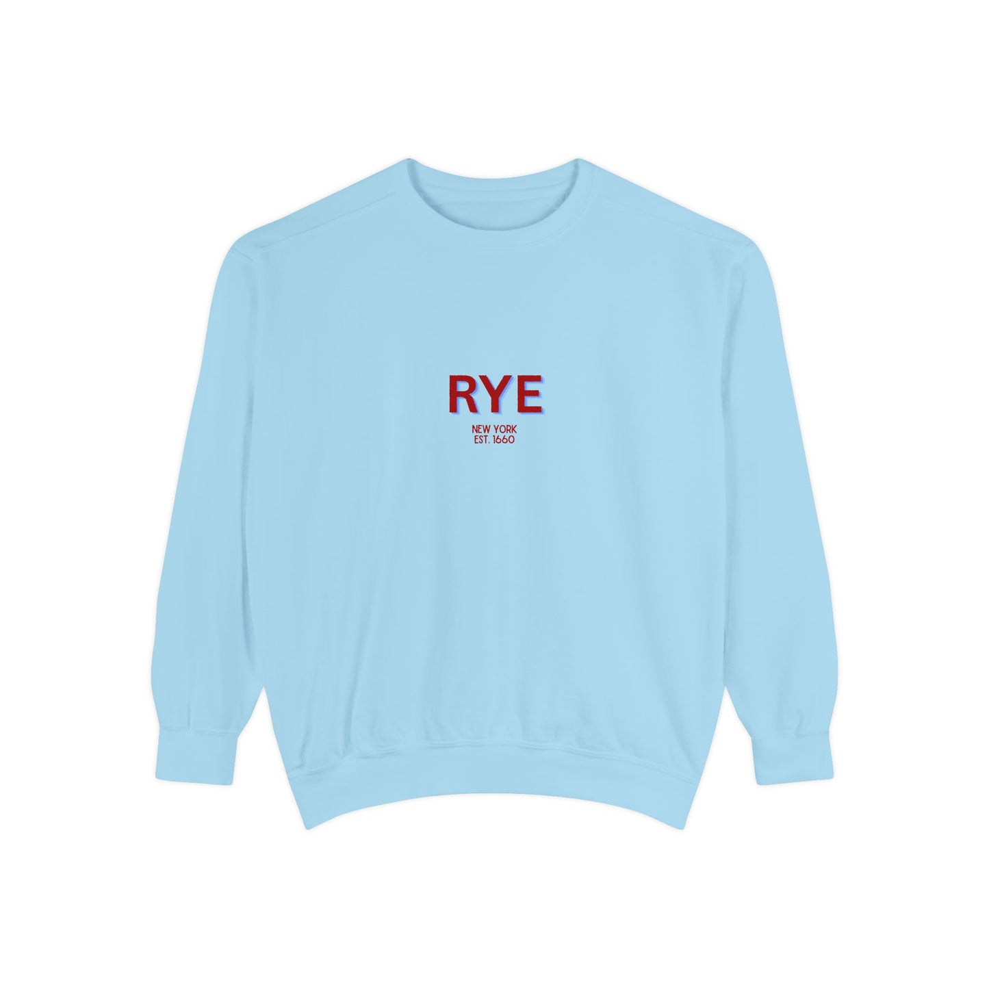 Rye Unisex Garment-Dyed Sweatshirt | Cozy Fashion, Perfect for Casual Outings, Gifts, Fall & Winter Style, Everyday Comfort