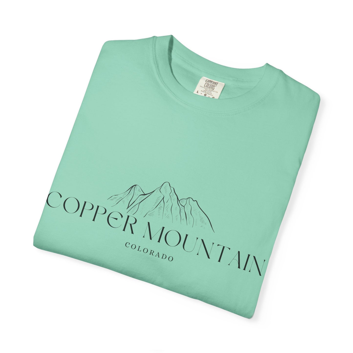 Copper Mountain - Unisex Garment-Dyed T-shirt, Casual Outfit, Gift for Nature Lovers, Vacation Essentials