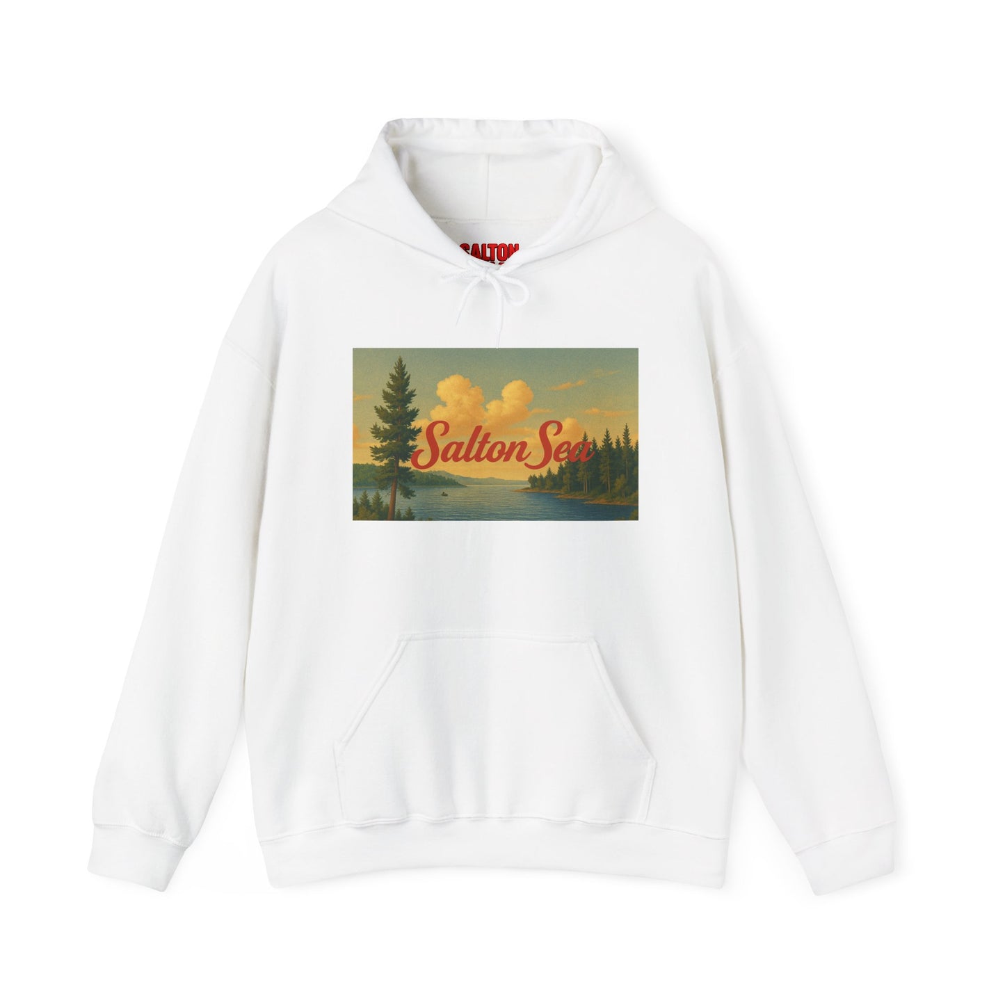 Salton Sea Hoodie, Cozy Casual Wear, Unisex Sweatshirt, Lake Lover Gift, Outdoor Adventure Apparel, Summer Retreat Fashion