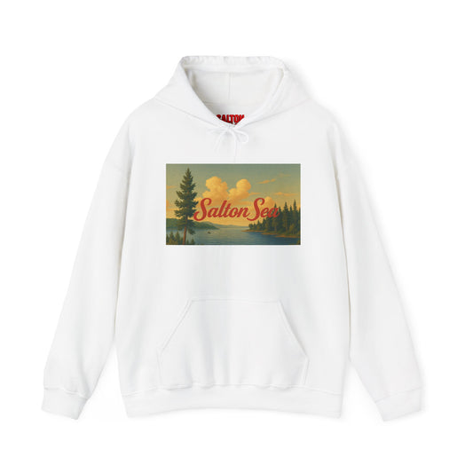 Salton Sea Hoodie, Cozy Casual Wear, Unisex Sweatshirt, Lake Lover Gift, Outdoor Adventure Apparel, Summer Retreat Fashion