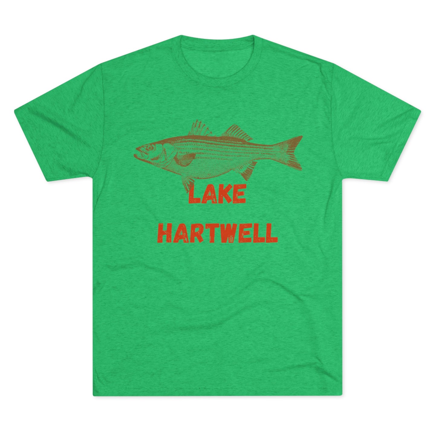 Lake Hartwell Fishing Tee, Unisex Crew Neck Shirt, Summer Lake Apparel, Gift for Fishermen, Outdoor Adventure T-Shirt, Lake House Style