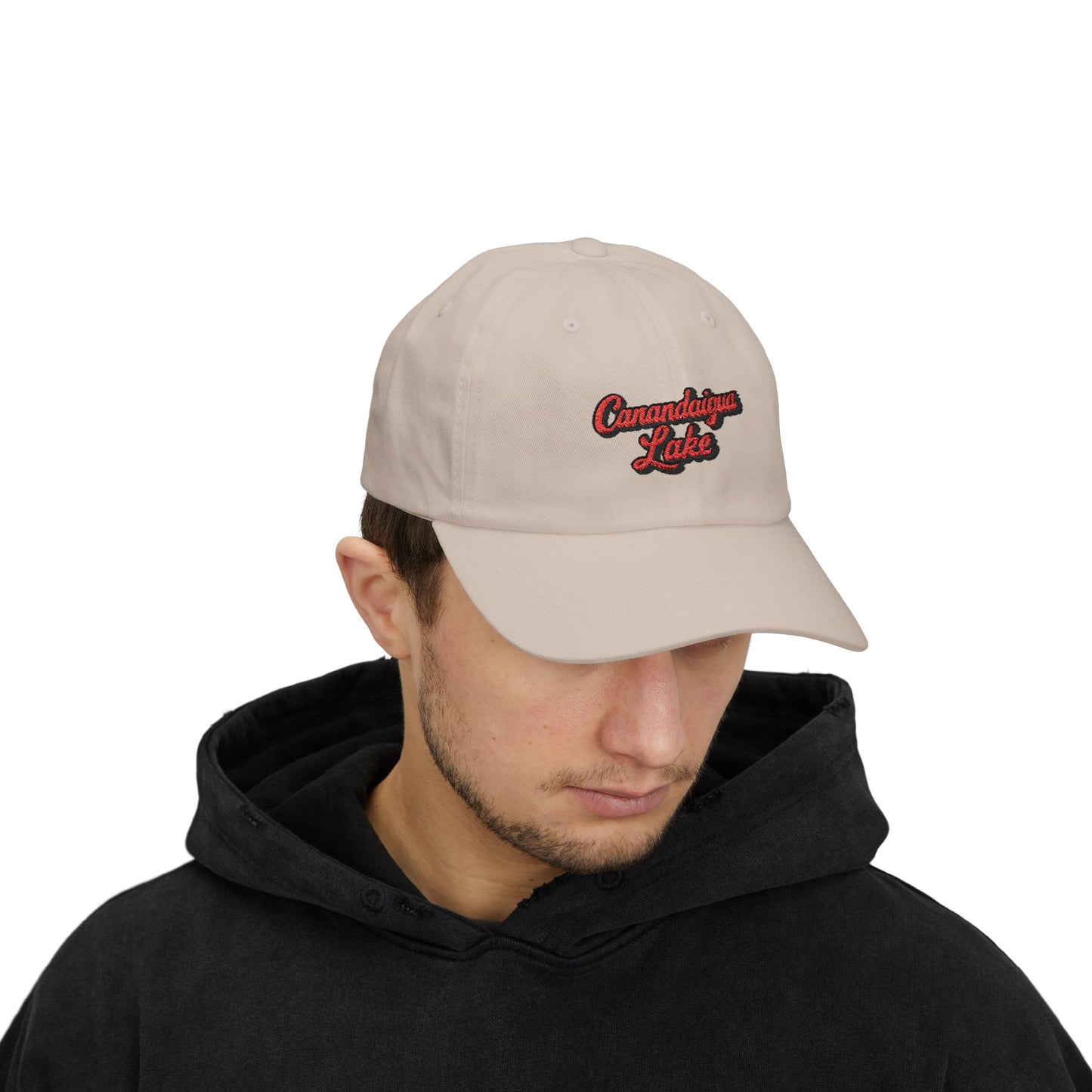Canandaigua Lake Stylish Dad Cap, Casual Summer Hat, Outdoor Accessory, Gift for Father's Day, Boating Trip Gear, Everyday Wear