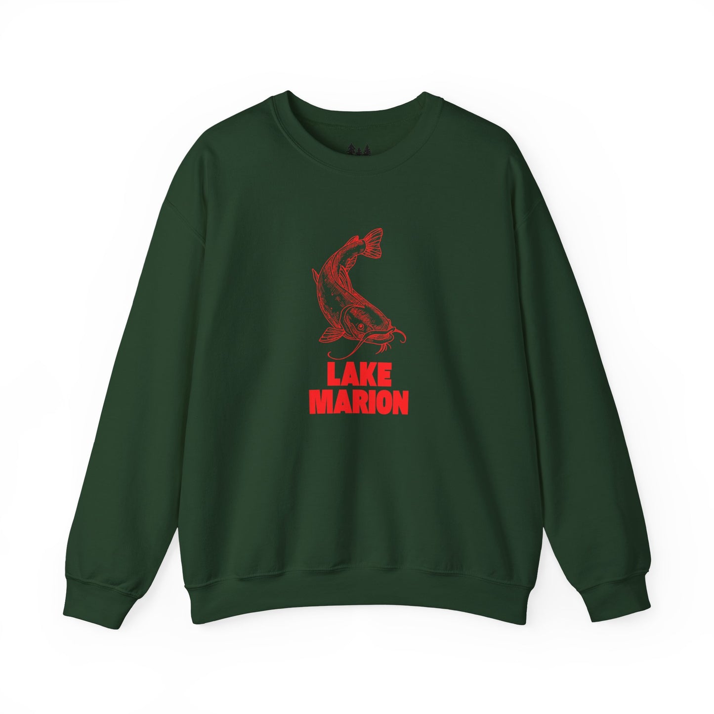Lake Marion Fishing Sweatshirt, Cozy Crewneck, Perfect for Outdoorsy Lovers, Casual Wear, Gift for Nature Enthusiasts, Lake Life Apparel