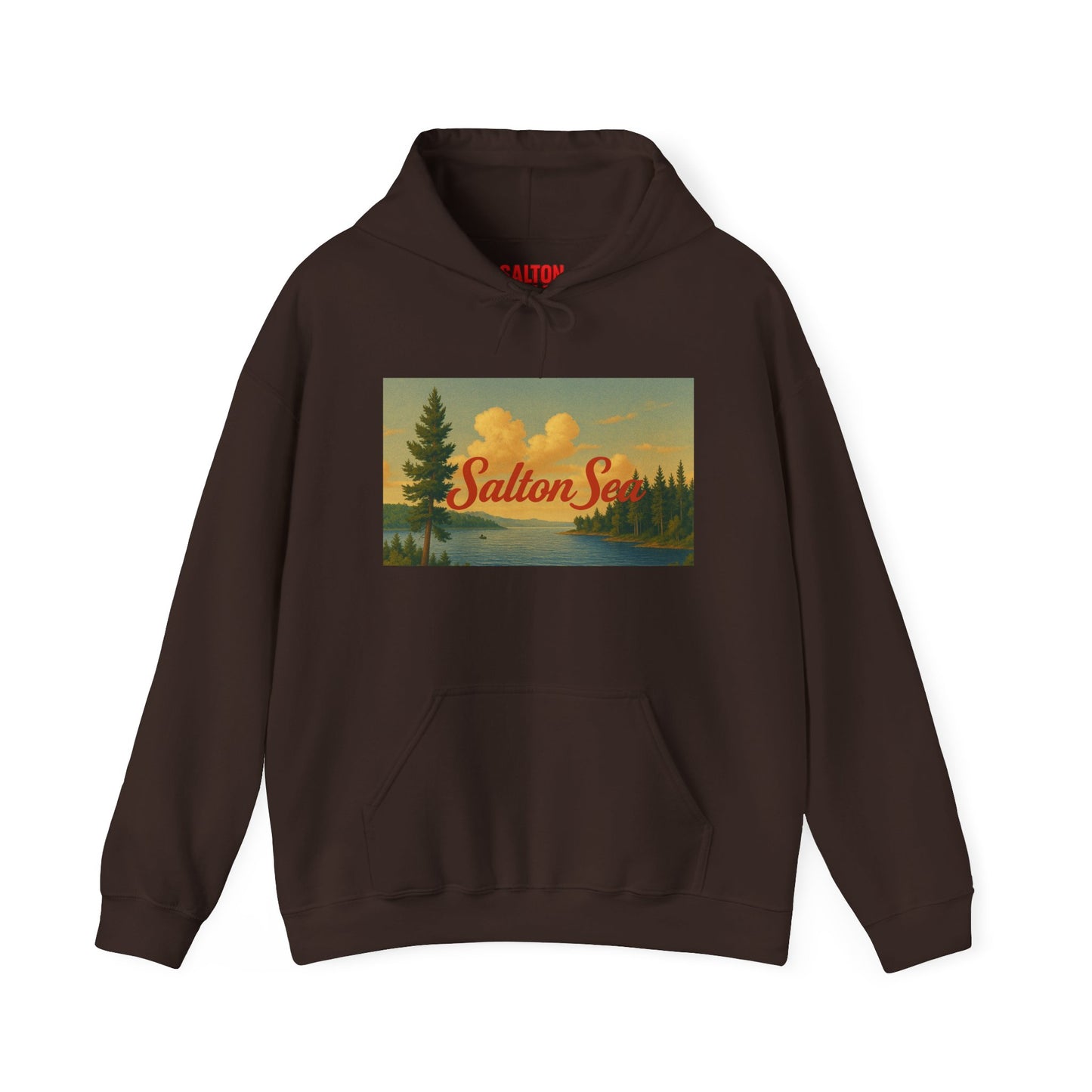Salton Sea Hoodie, Cozy Casual Wear, Unisex Sweatshirt, Lake Lover Gift, Outdoor Adventure Apparel, Summer Retreat Fashion