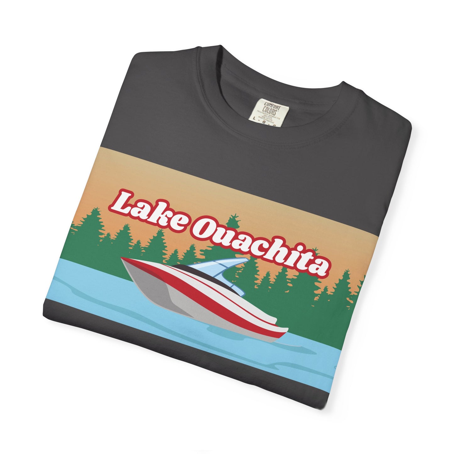Lake Ouachita Relaxed Unisex T-Shirt, Summer Vibes Tee, Outdoor Adventure Shirt, Lake Life Apparel, Gift for Nature Lovers, Vacation Wear