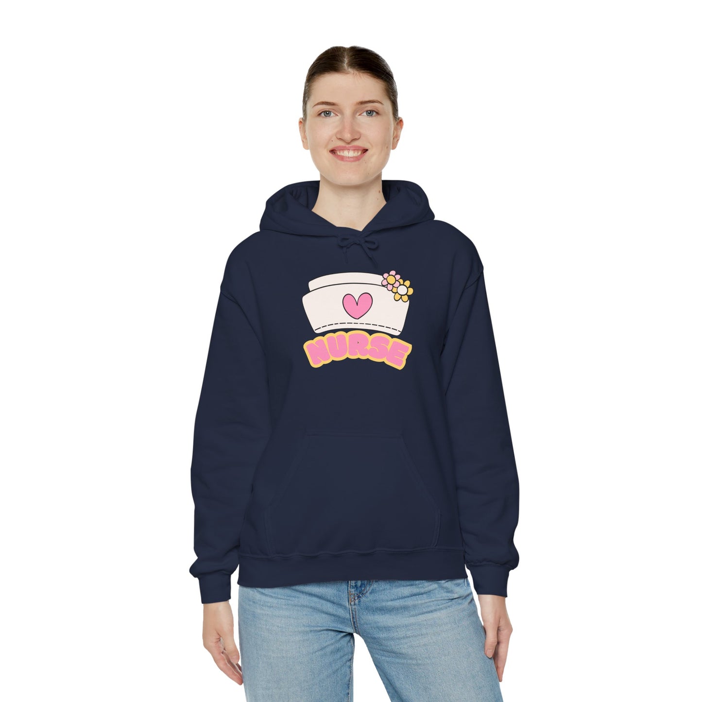 Nurse Love Hoodie | Cozy Unisex Sweatshirt, Gift for Healthcare Workers, Comfortable Nursing Apparel, Medical Appreciation Clothing