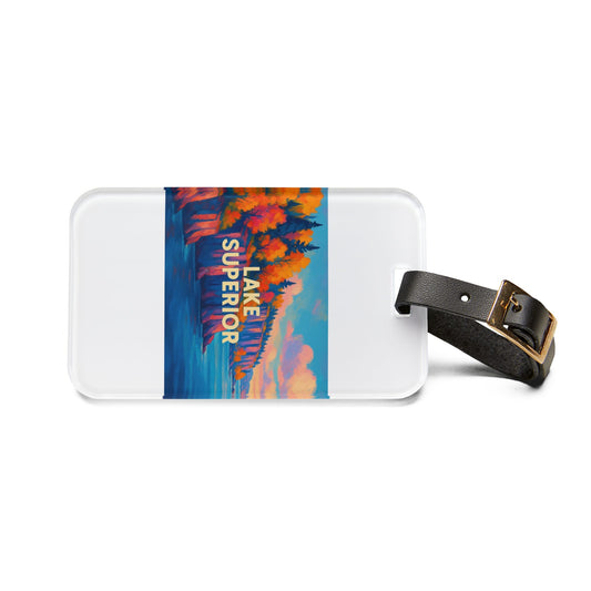 Lake Superior Luggage Tag