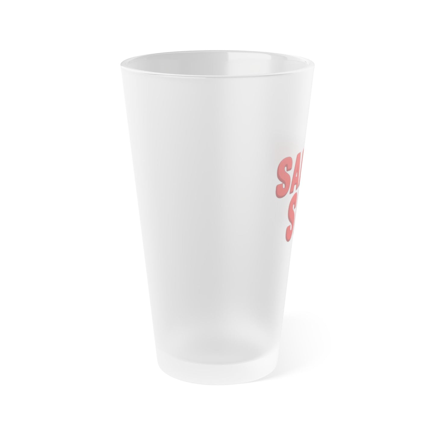 Salton Sea Frosted Pint Glass, 16oz