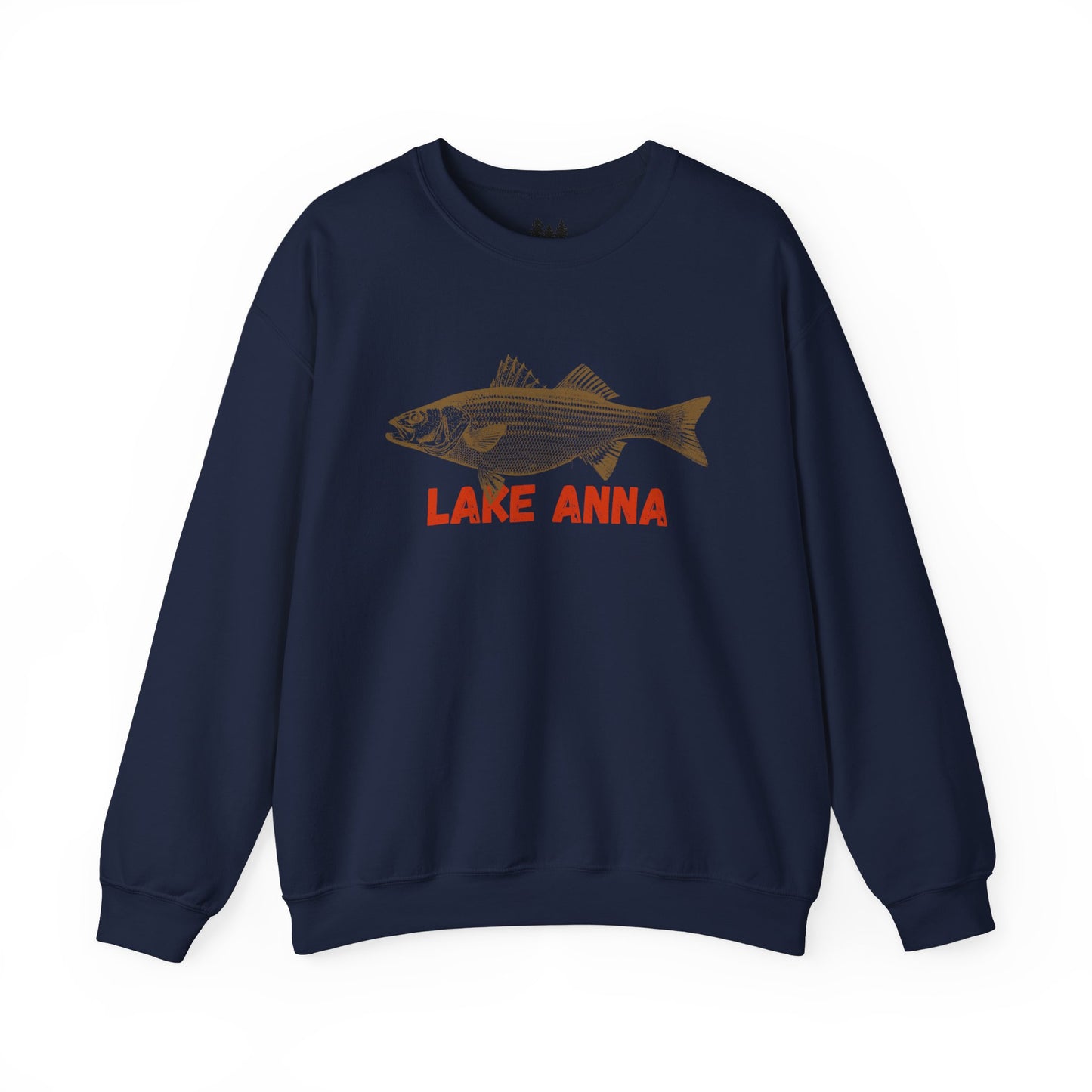 Lake Anna Fishing Sweatshirt, Unisex Crewneck, Casual Wear, Gift for Fishermen, Outdoor Apparel, Lake House Cozy