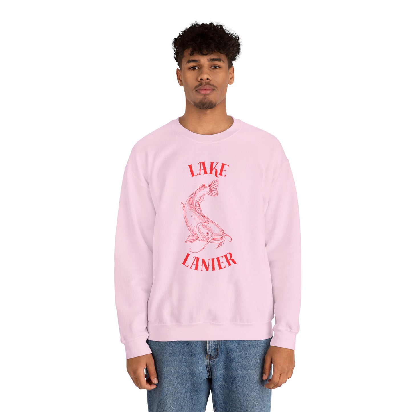 Lake Lanier Sweatshirt | Unisex Heavy Blend™ Crewneck | Perfect for Lake Lovers, Cozy Gift for Outdoors Enthusiasts, Relaxed Style for