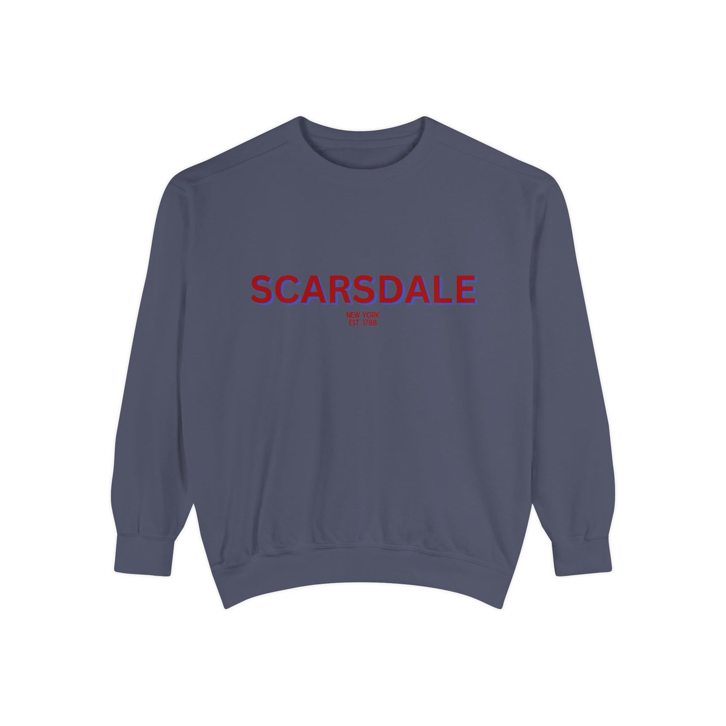Scarsdale Unisex Garment-Dyed Sweatshirt | Cozy Fashion, Perfect for Casual Outings, Gifts, Fall & Winter Style, Everyday Comfort