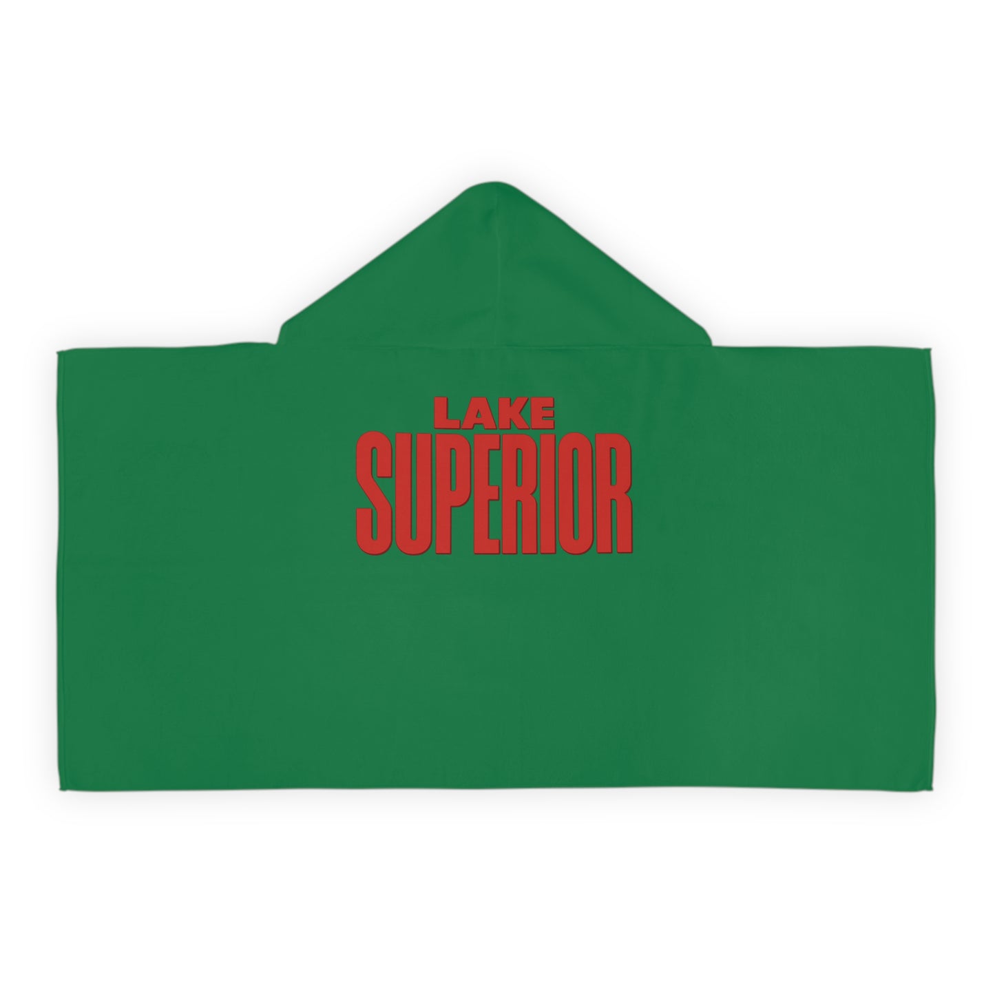 Lake Superior Youth Hooded Towel - Design, Kids Bathrobe for Pool, Beach, Swimming, Summer Fun, Gift for Children