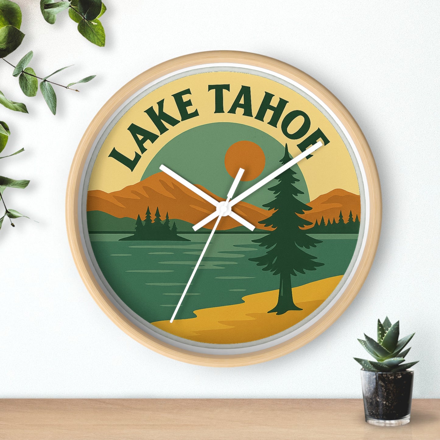 Lake Tahoe Wall Clock