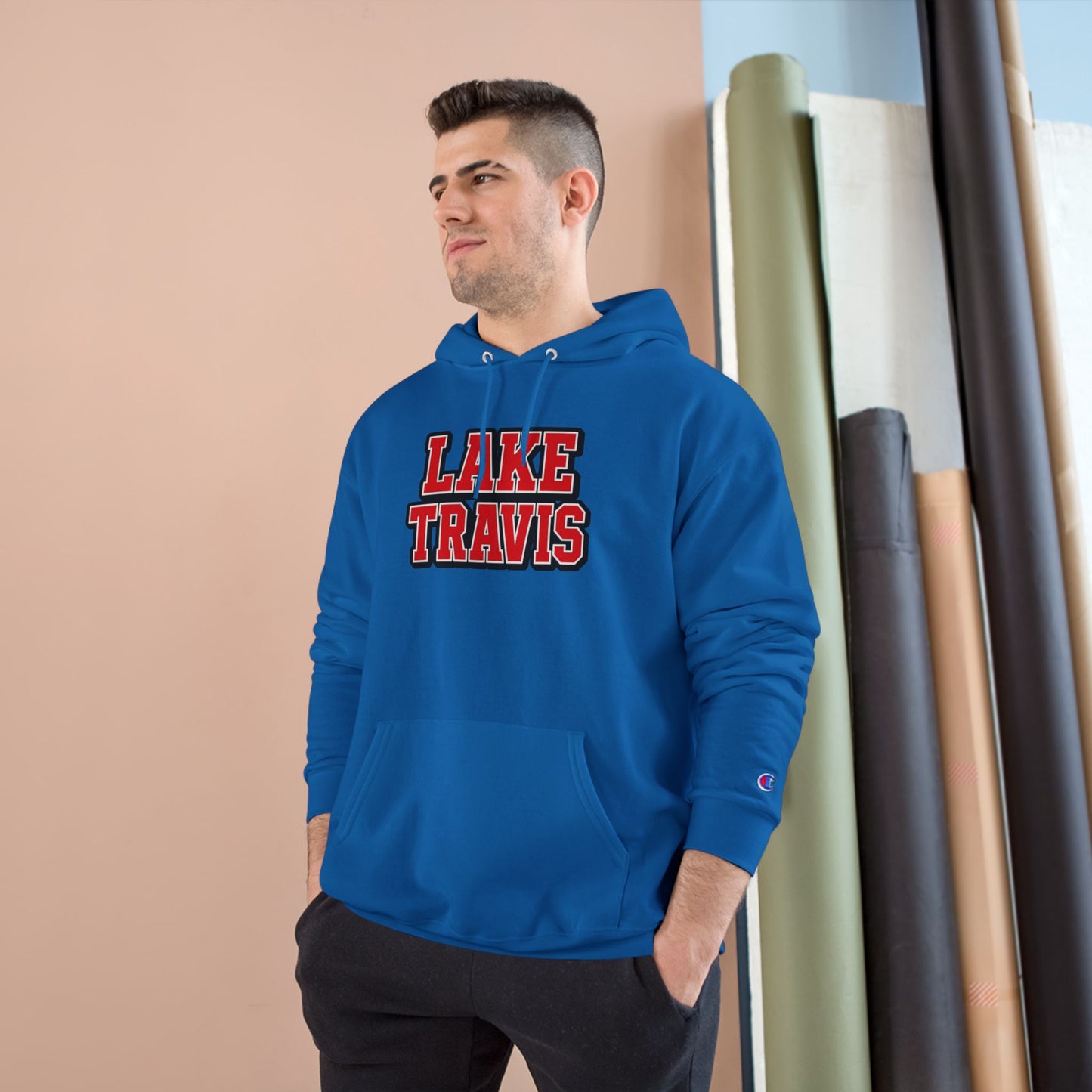 Lake Travis Cozy Hoodie, Perfect for Outdoor Adventures, Lake Days, Gifts for Nature Lovers, Comfortable Sweatshirt