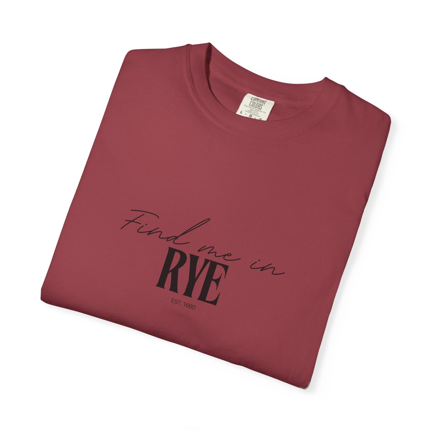 Rye Vibes Unisex Garment-Dyed T-Shirt, Casual Wear, Gifts for Locals, Trendy Summer Essential, Comfortable Everyday Tee