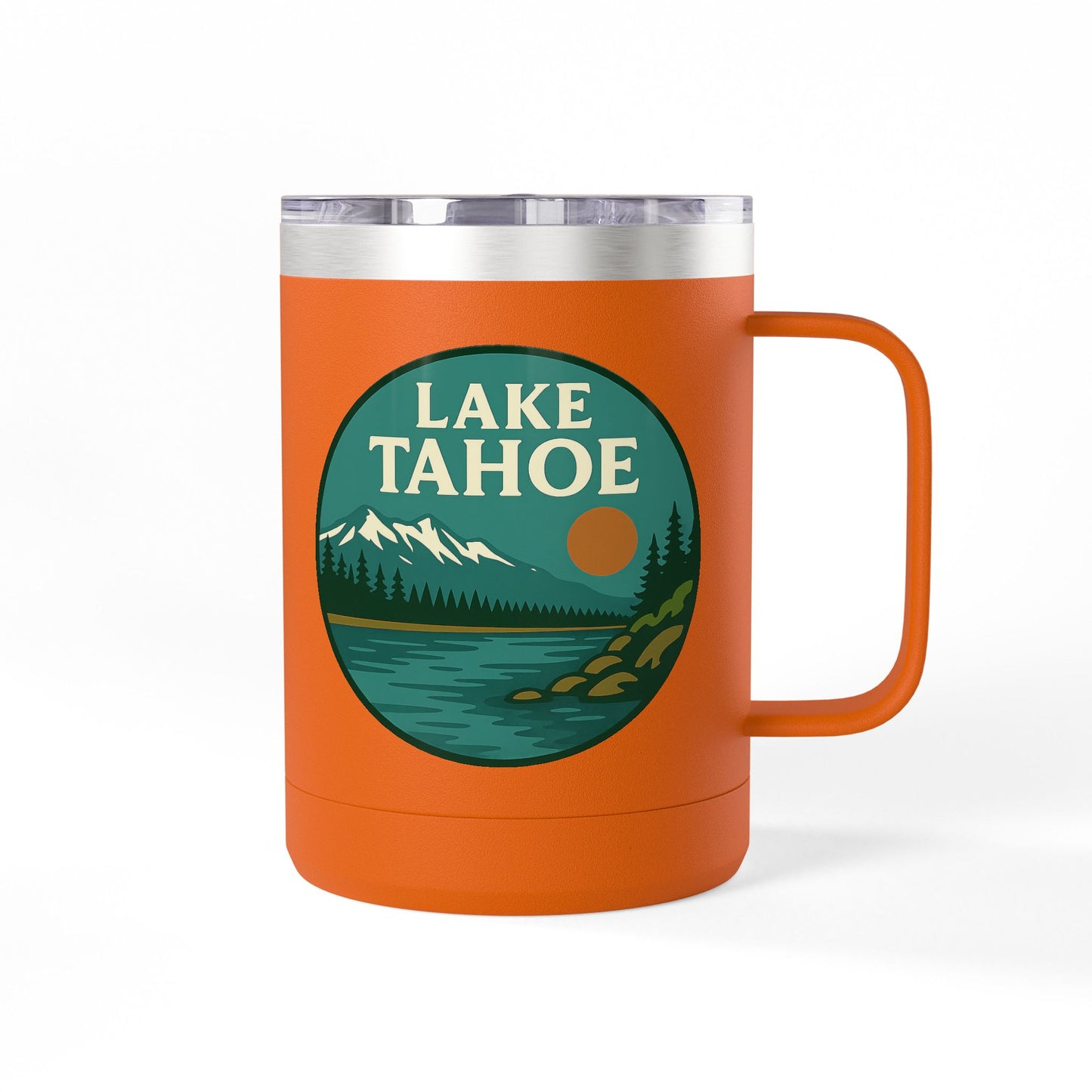 Lake Tahoe Coffee Mug Tumbler, 15oz