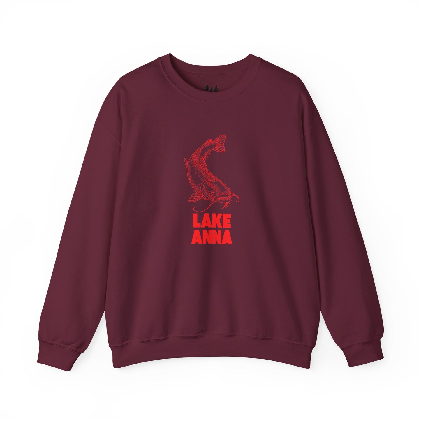 Lake Anna Fishing Sweatshirt, Cozy Crewneck, Perfect for Outdoorsy Lovers, Casual Wear, Gift for Nature Enthusiasts, Lake Life Apparel