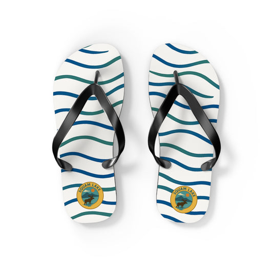 Beachy Vibes Flip Flops - Summer Sandals, Poolside Footwear, Vacation Essentials, Casual Summer Shoes, Beach Accessories