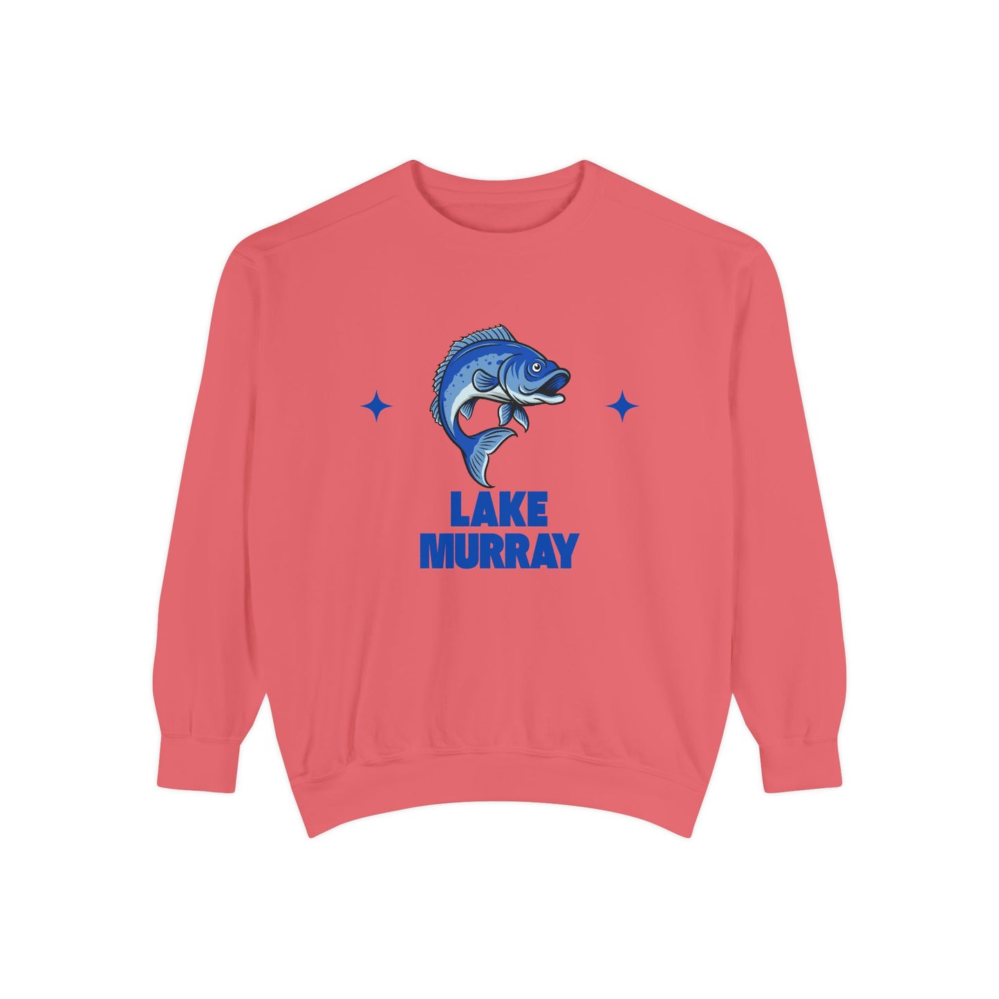 Lake Murray Fish Design Unisex Sweatshirt | Cozy Fishing Apparel, Casual Wear, Gift for Anglers, Lake Day Outfit, Nature Lovers Sweatshirt
