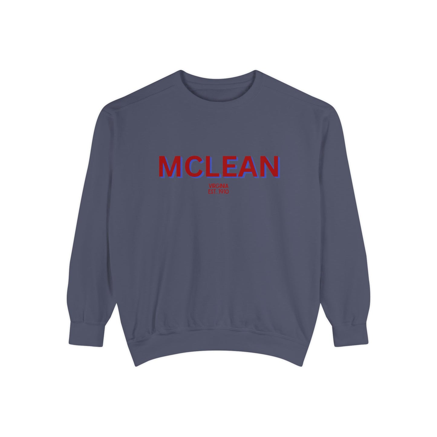 McLean Unisex Garment-Dyed Sweatshirt | Cozy Fashion, Perfect for Casual Outings, Gifts, Fall & Winter Style, Everyday Comfort