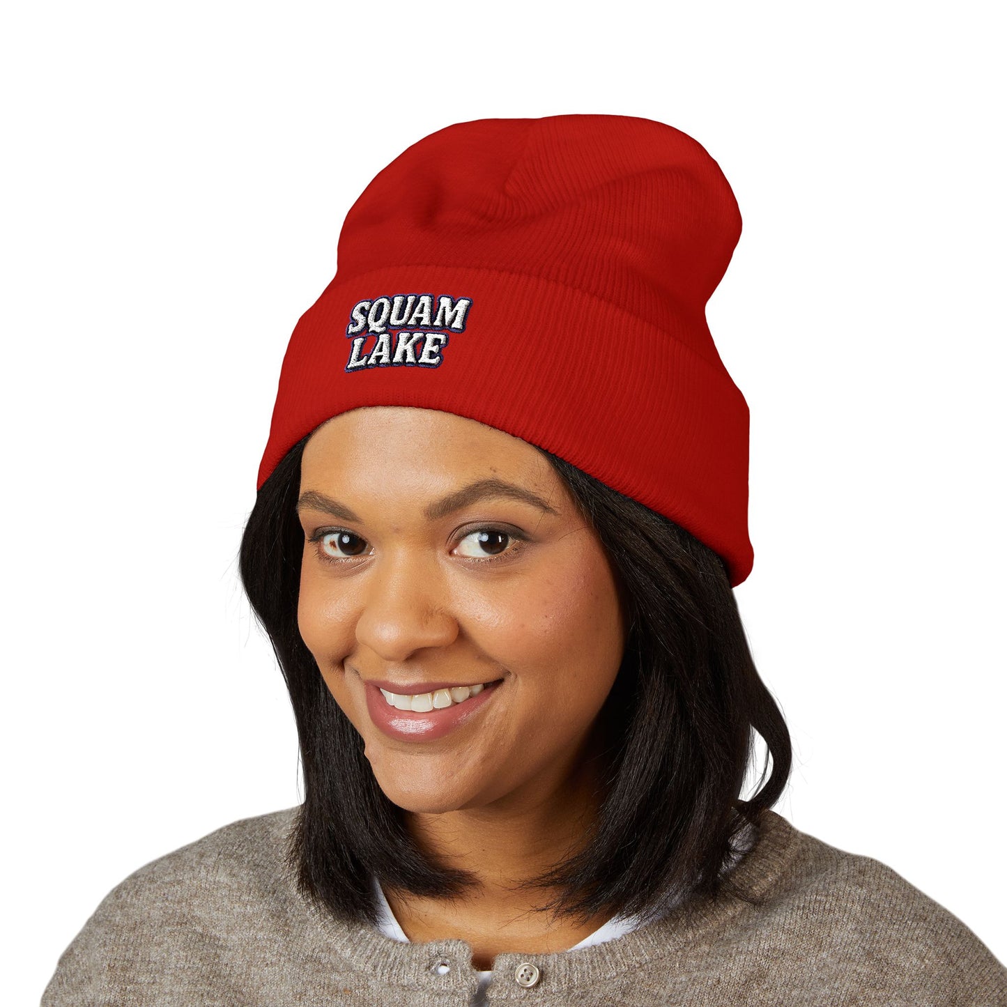 Squam Lake Classic Cuffed Beanie (Embroidery)