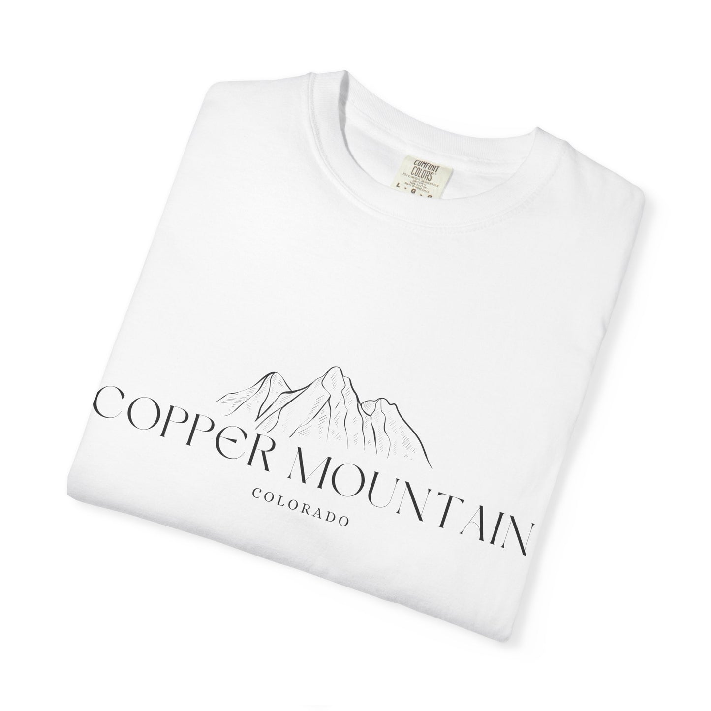 Copper Mountain - Unisex Garment-Dyed T-shirt, Casual Outfit, Gift for Nature Lovers, Vacation Essentials