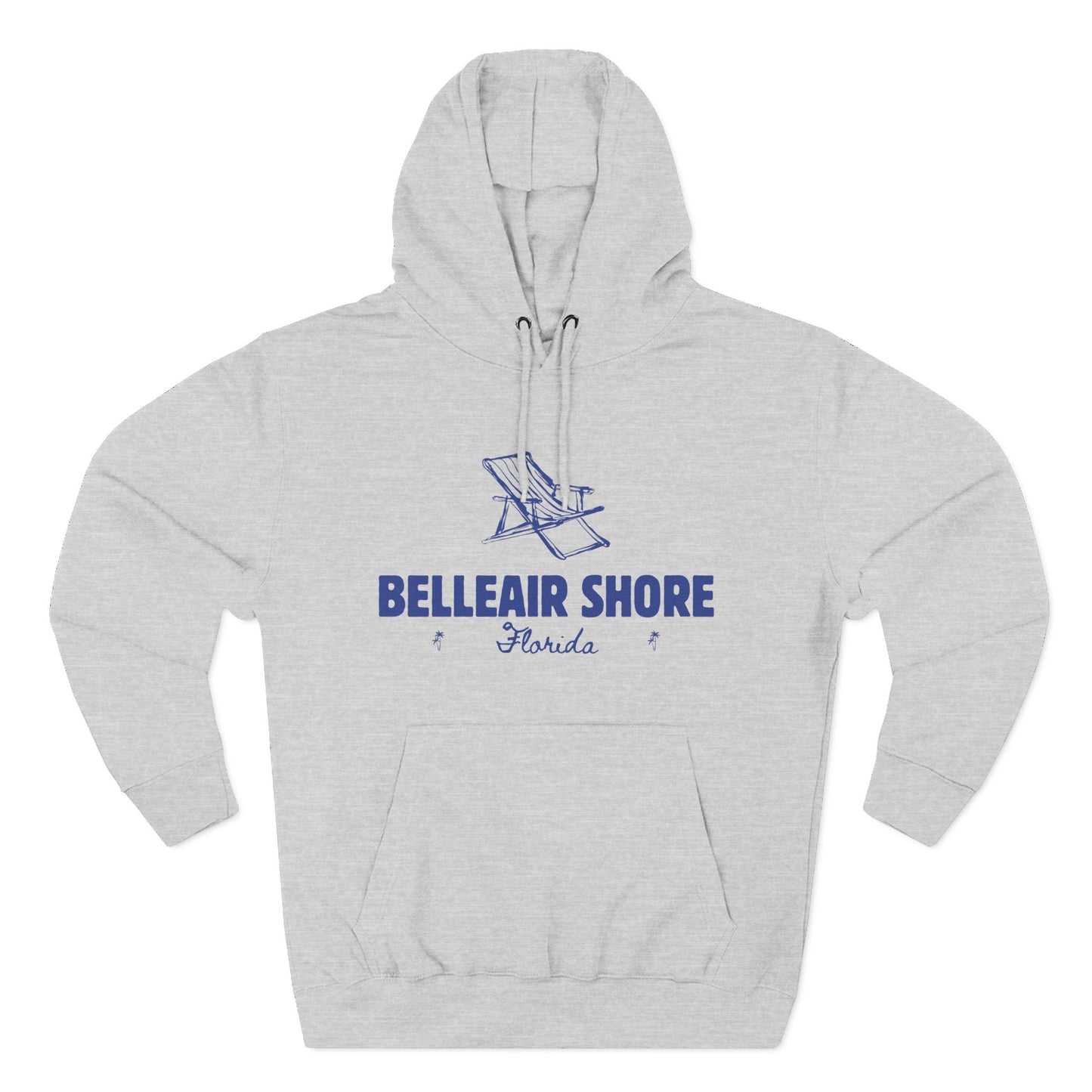 Belleair Shore Inspired Fleece Hoodie, Casual Wear, Relaxation, Gift for Autumn Lovers, Travel Essential