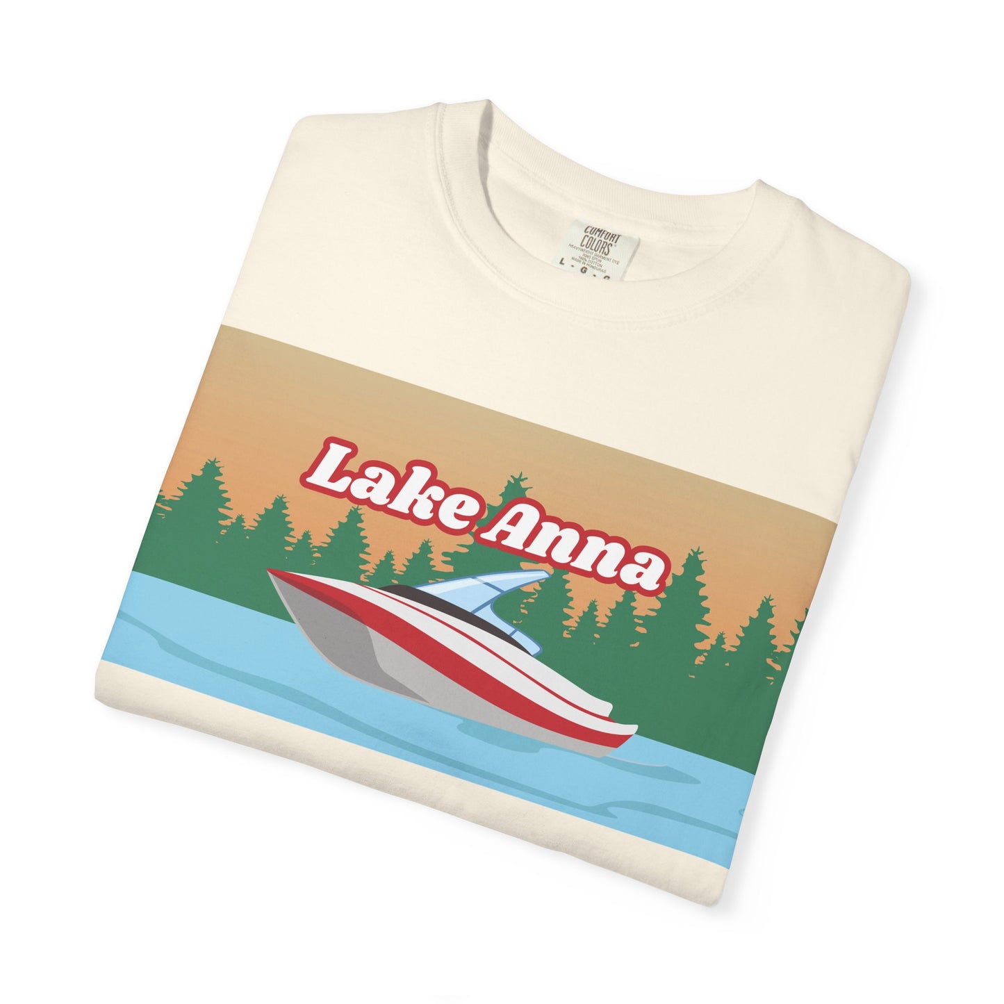 Lake Anna Relaxed Unisex T-Shirt, Summer Vibes Tee, Outdoor Adventure Shirt, Lake Life Apparel, Gift for Nature Lovers, Vacation Wear
