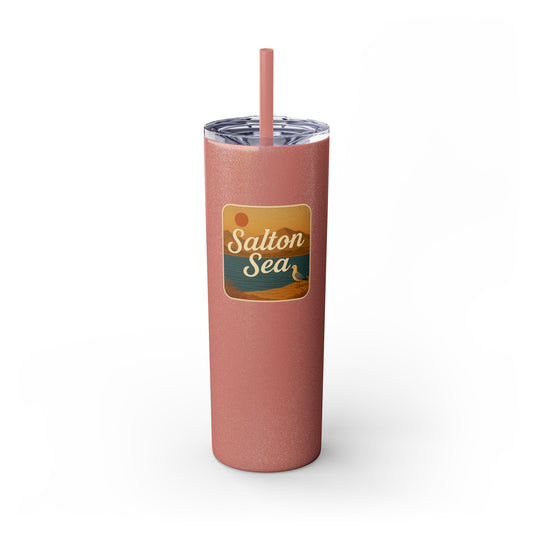 Salton Sea Skinny Tumbler - 20oz Travel Mug, Eco-Friendly Drinkware for Adventurers, Ideal for Camping, Picnics, and Daily Hydration